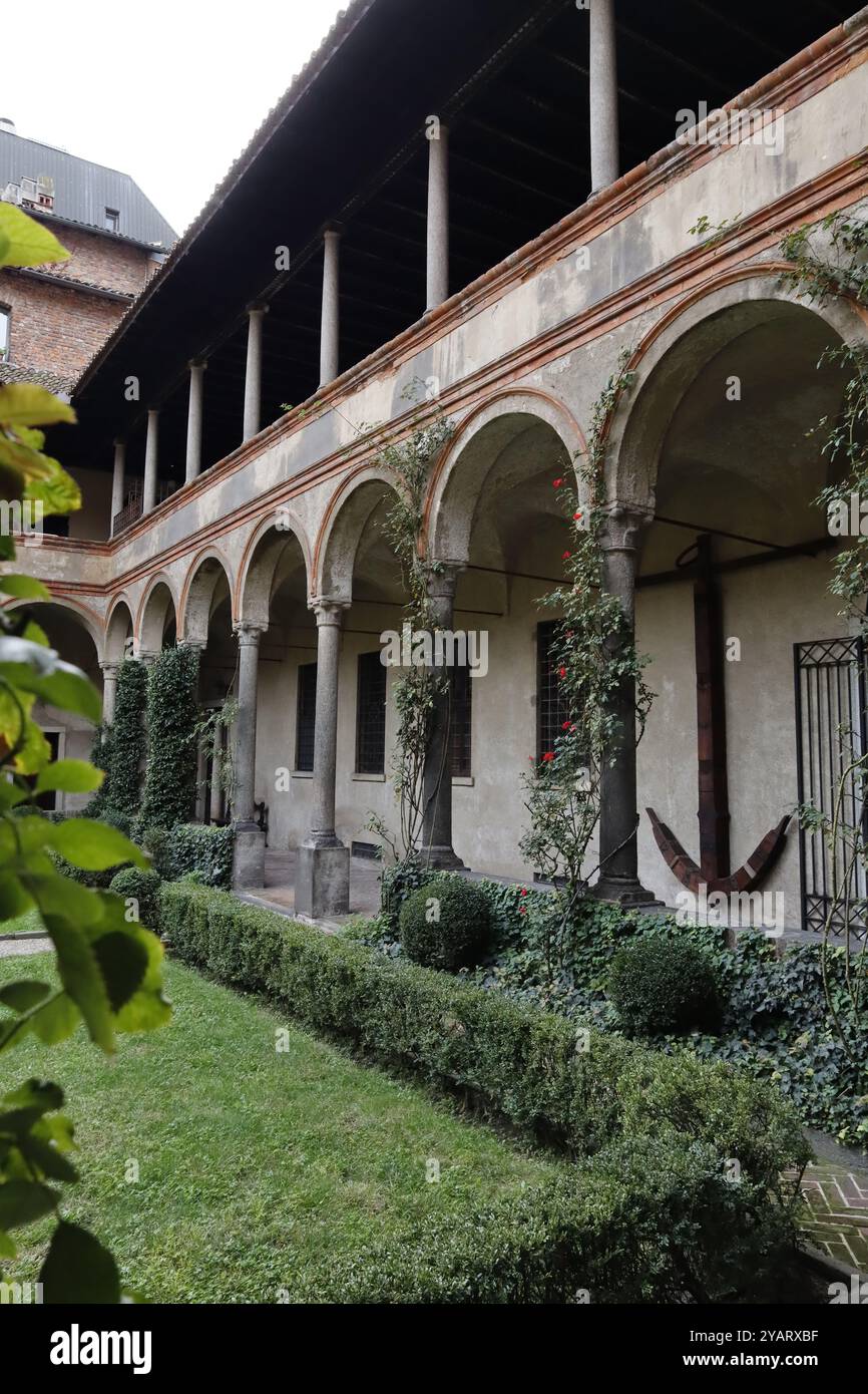 Chiostro Cappuccio Mailand (IT) Stockfoto