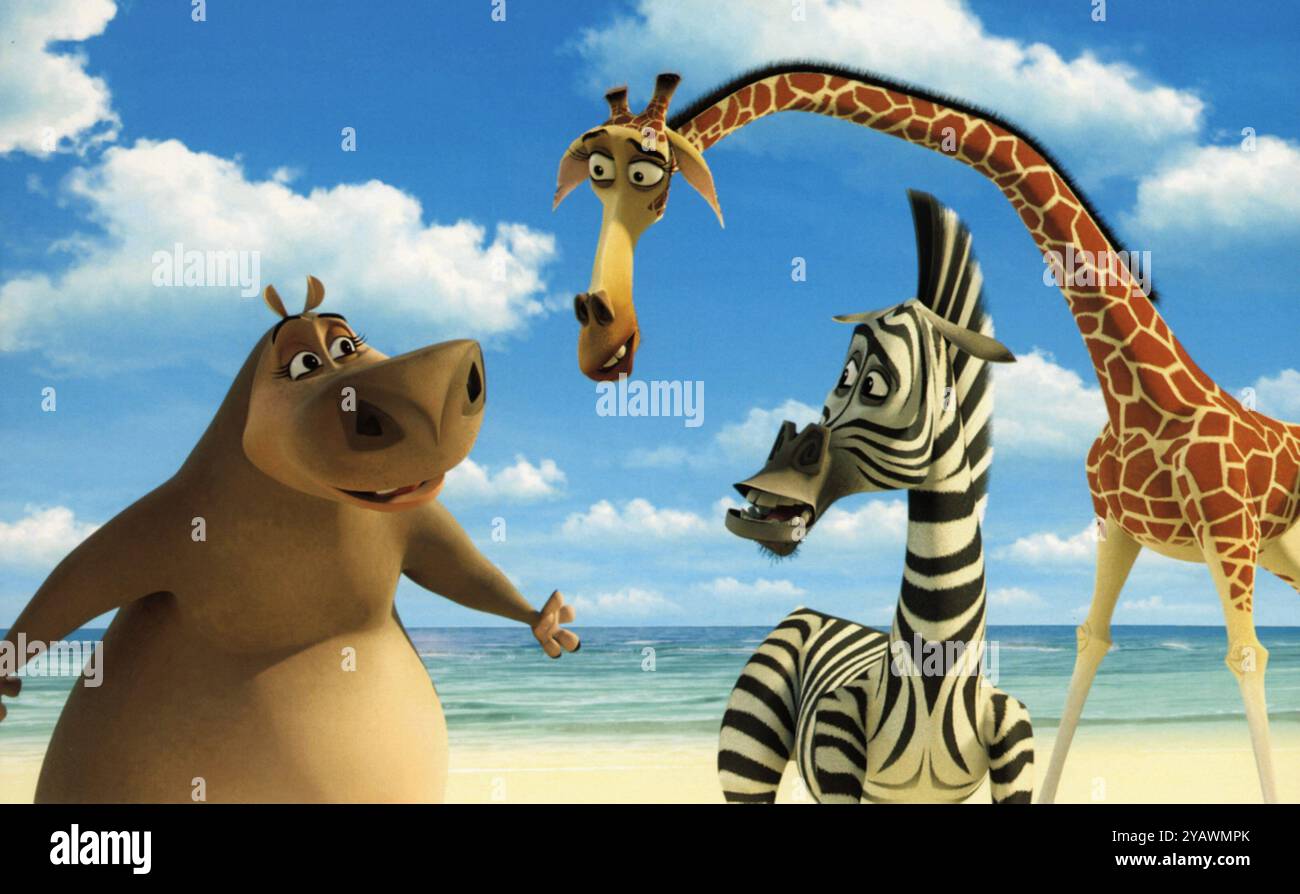 Madagaskar Jahr: 2005 - USA Regie: Eric Darnell, Tom McGrath Animation beschränkt auf redaktionelle Verwendung. Weitere Informationen zu Einschränkungen finden Sie in der Überschrift. Es ist verboten, das Foto aus dem Kontext der Werbung für den Film zu reproduzieren. Sie muss der Filmgesellschaft und/oder dem Fotografen gutgeschrieben werden, der von der Filmgesellschaft zugewiesen oder von der Filmgesellschaft autorisiert wurde/für das Set zugelassen wurde. Beschränkt auf redaktionelle Verwendung. Photo12 gewährt den vertretenen Personen keine Publizitätsrechte. Quelle: Photo12/7e Art/DreamWorks SKG Stockfoto