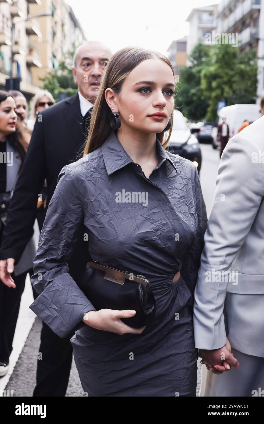 Mailand, Italien. September 2024. Joey King besucht die Max Mara Fashion Show während der Mailänder Damenbekleidung Frühjahr/Sommer 2025 am 19. September 2024 in Mailand (Foto: Alessandro Bremec/NurPhoto). Quelle: NurPhoto SRL/Alamy Live News Stockfoto