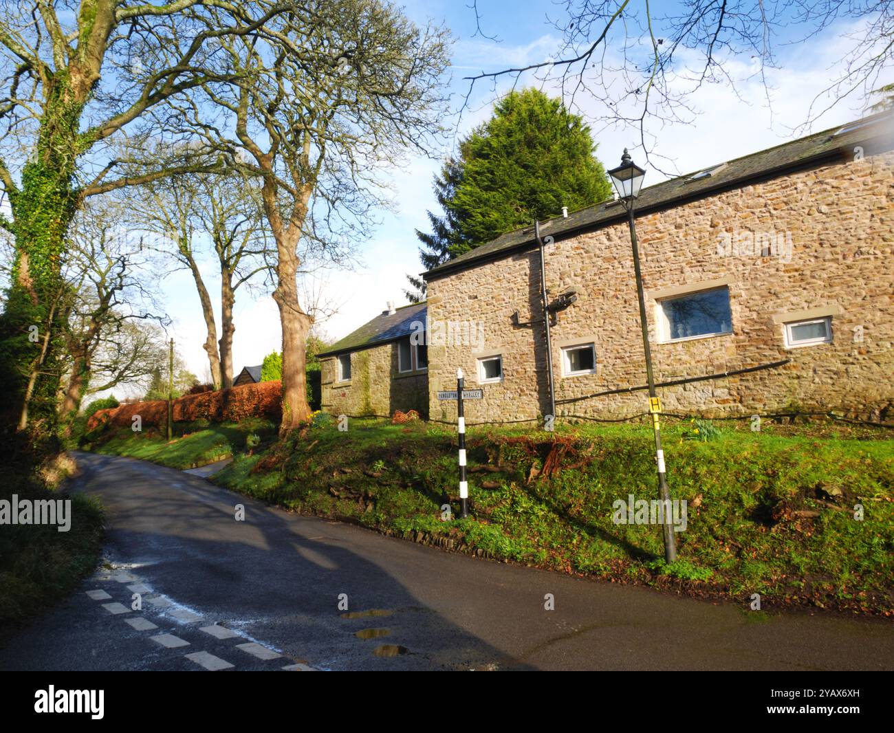 Wiswell in der Nähe von Clitheroe, Lancashire. Stockfoto