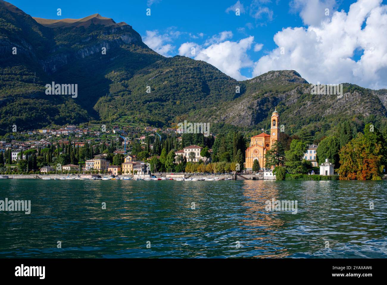 Europa Italien Italia Lombardei Lombardei Lombardei Comer See Tremezzo Kirche St. Lorenzo - San Lorenzo Stockfoto