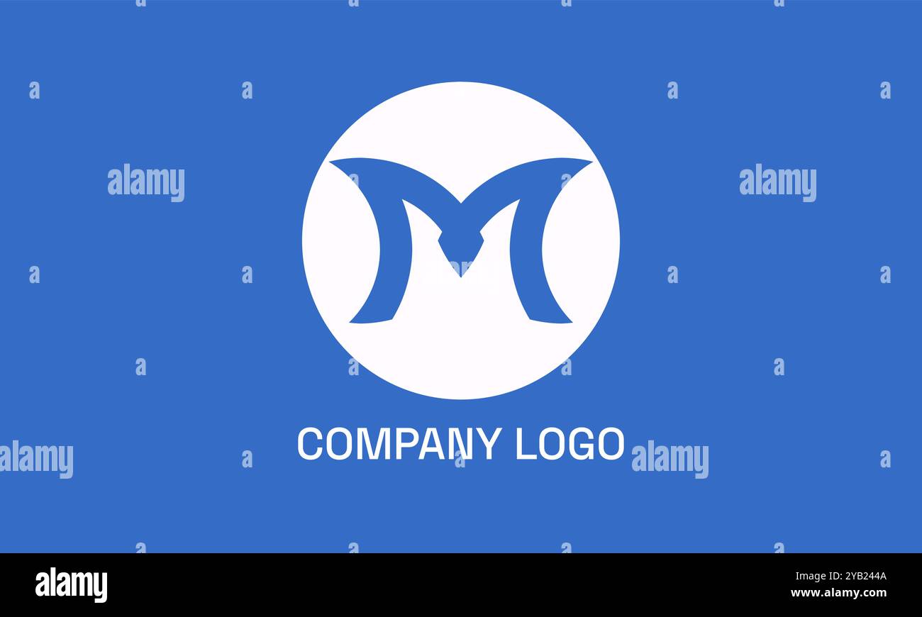 Individuelles minimalistisches Logo-Design für kleine Unternehmen, professionelles Logo-Design für Start-ups und Unternehmer, einzigartiges modernes Logo-Design Stock Vektor