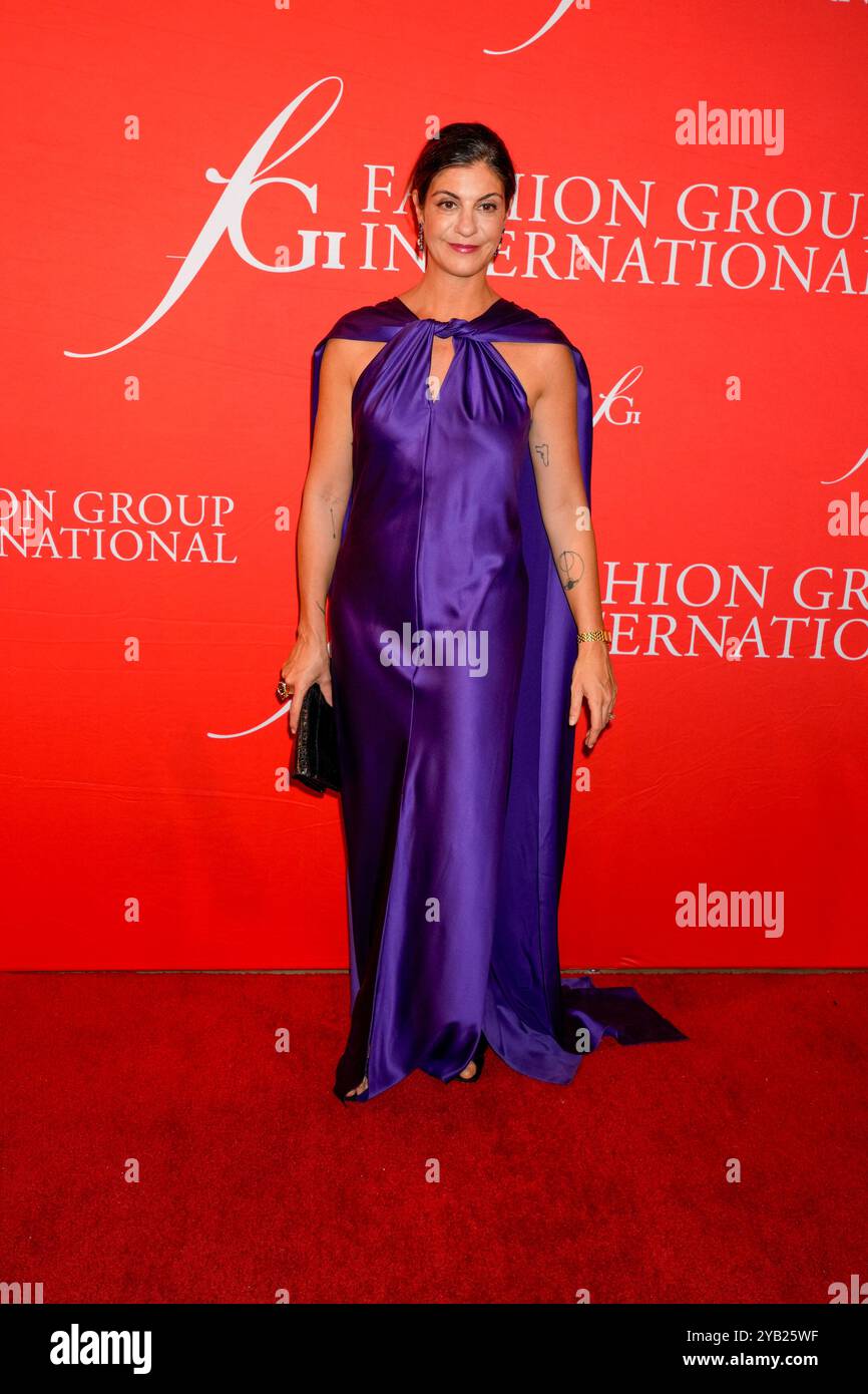 New York, Usa. Oktober 2024. Maria Giulia Prezioso Maramotti während der FGI-Gala 2024, 40. Jahrestag der Fashion Group International, die am Dienstag, den 15. Oktober 2024, im Rainbow Room in New York City, New York, USA stattfand. Quelle: Jennifer Graylock/Alamy Live News Stockfoto