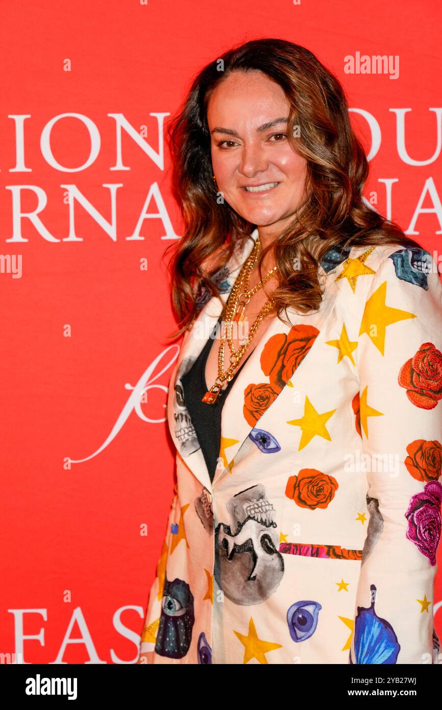 New York, Usa. Oktober 2024. Mary Ghicas während der FGI-Gala 2024, 40. Jahrestag der Fashion Group International, im Rainbow Room in New York City, New York, USA, am Dienstag, 15. Oktober 2024. Quelle: Jennifer Graylock/Alamy Live News Stockfoto