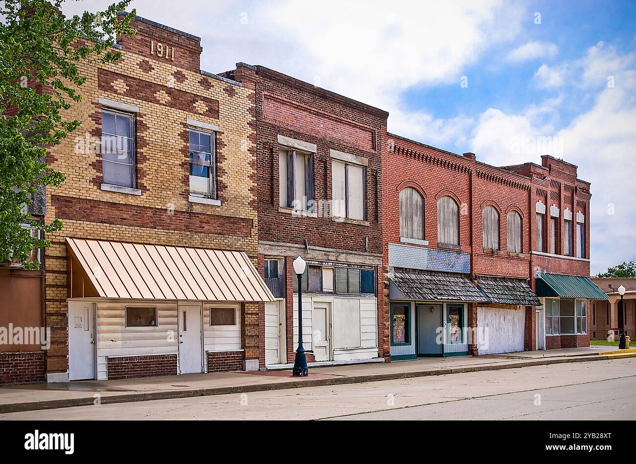 Tiefe Oaklahoma auf der Route 66 Stockfoto