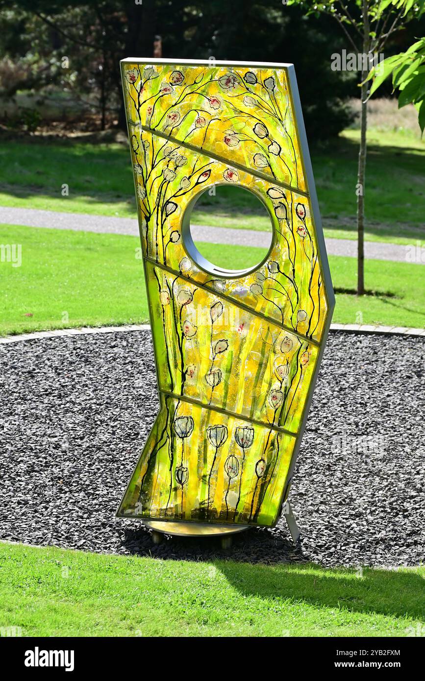 Im Vereinigten Königreich - COVID Memorial im Botanischen Garten der Universität Dundee Stockfoto