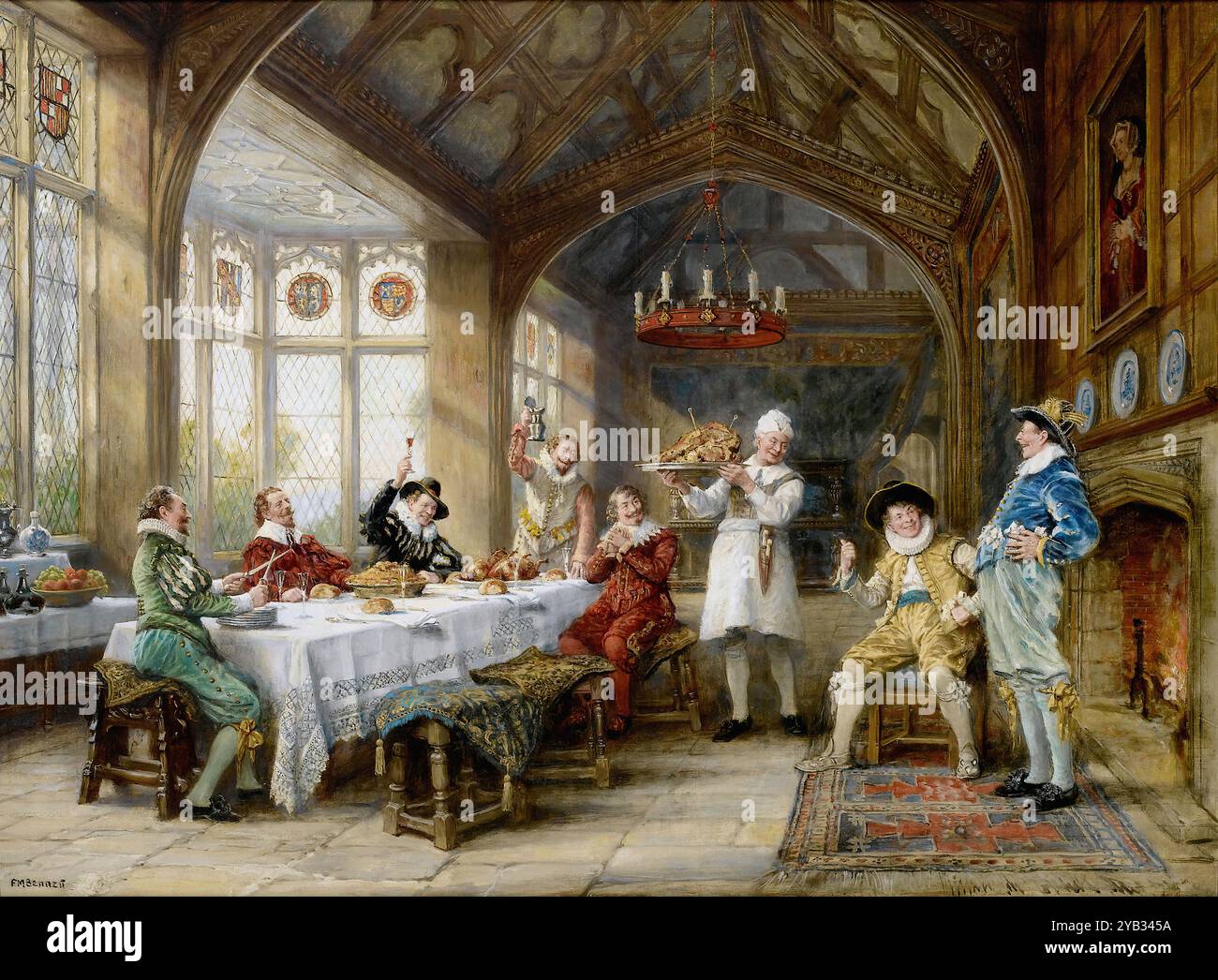 Bennett, Frank Moss - das Roast Beef of Old England Stockfoto