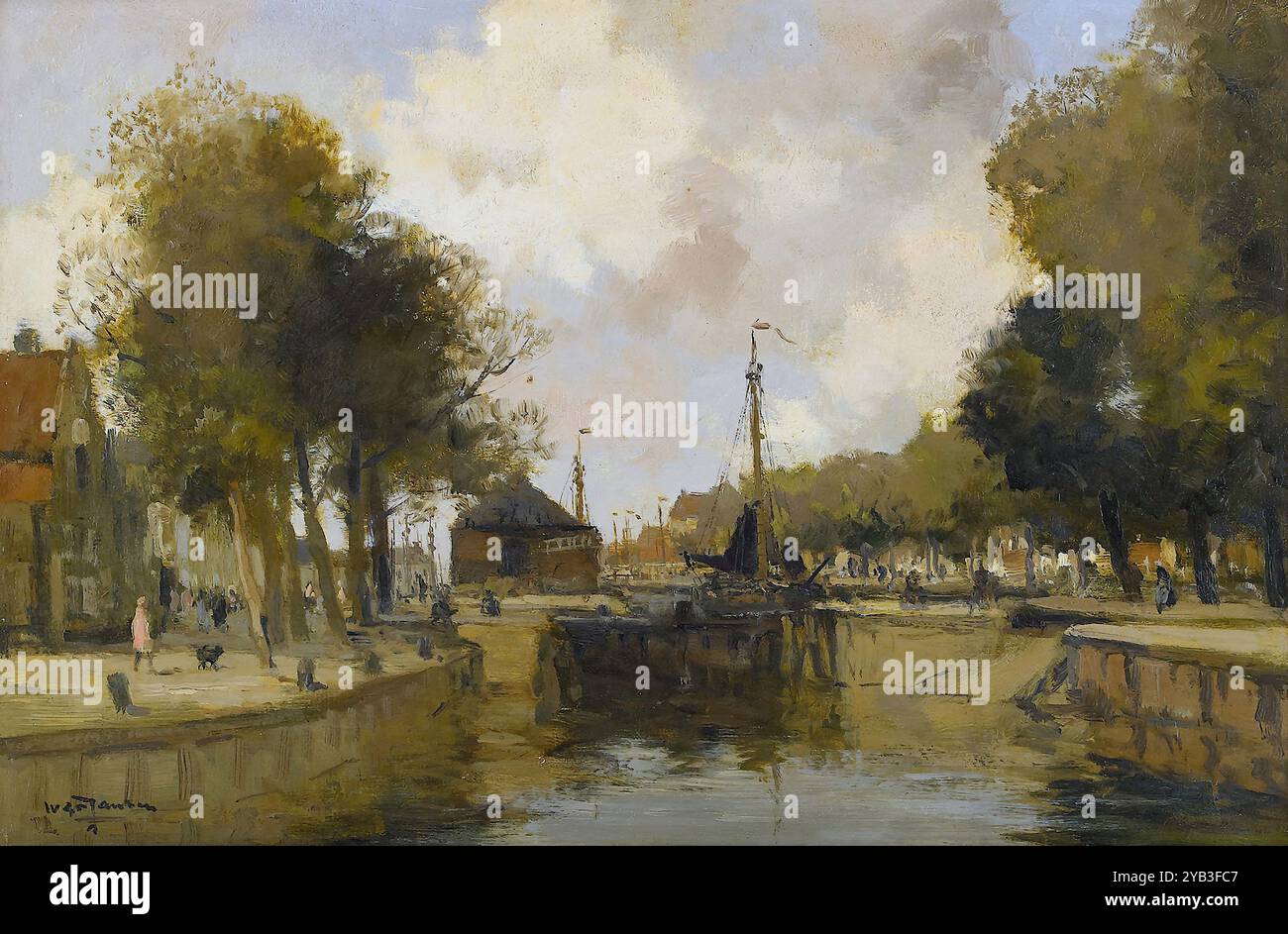 Jansen, Willem George Frederik - Kanaal Stockfoto