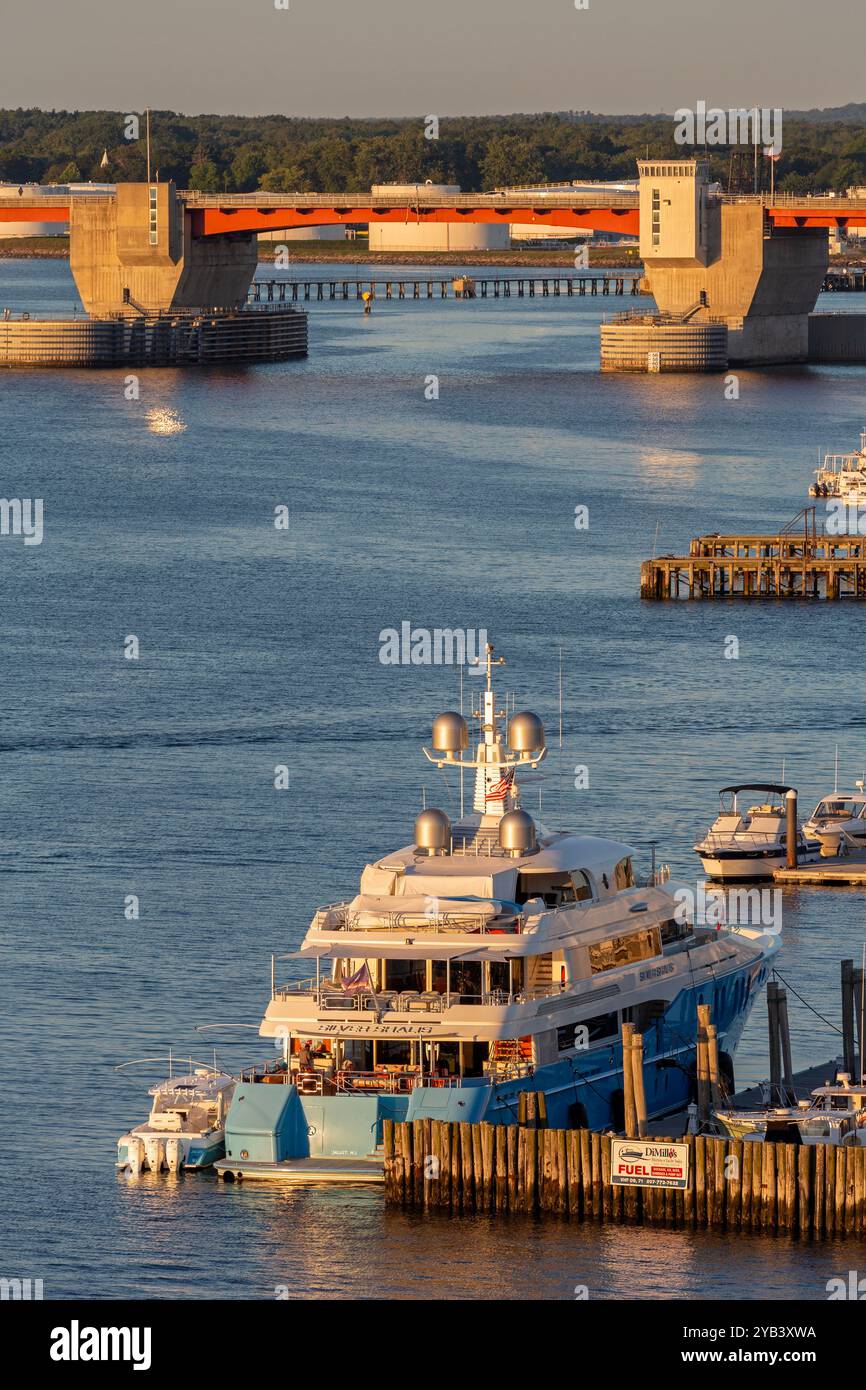 Portland Waterfront, Maine, USA Stockfoto