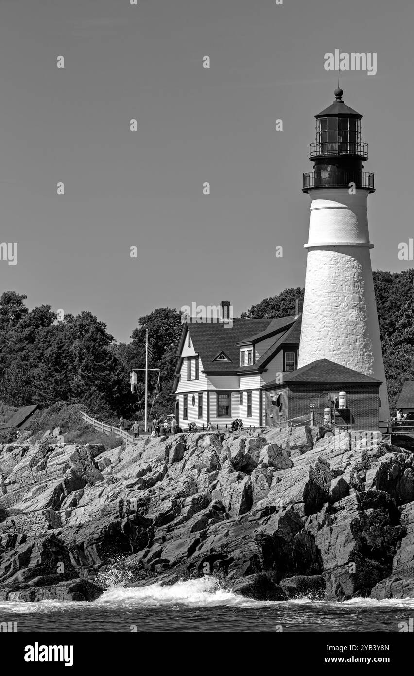 Portland Head Leuchtturm, Portland, Maine, USA Stockfoto