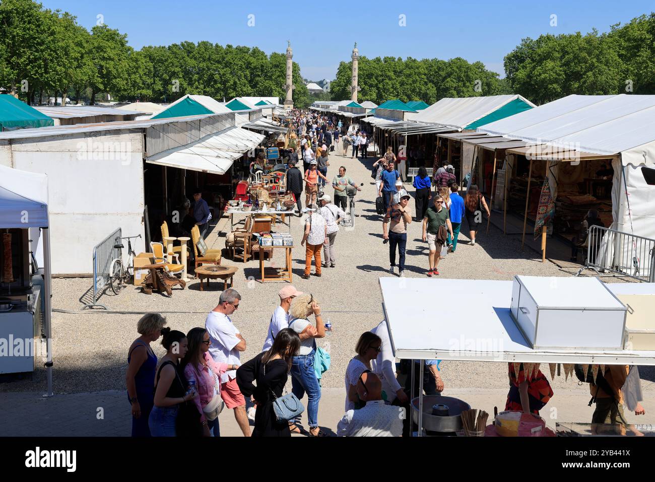 Freizeit- und Entspannungszeit in der Nähe des Flusses Garonne in Bordeaux. Bordeaux, Gironde, Nouvelle Aquitaine, Frankreich, Europa. Foto: Hugo Martin/Al Stockfoto