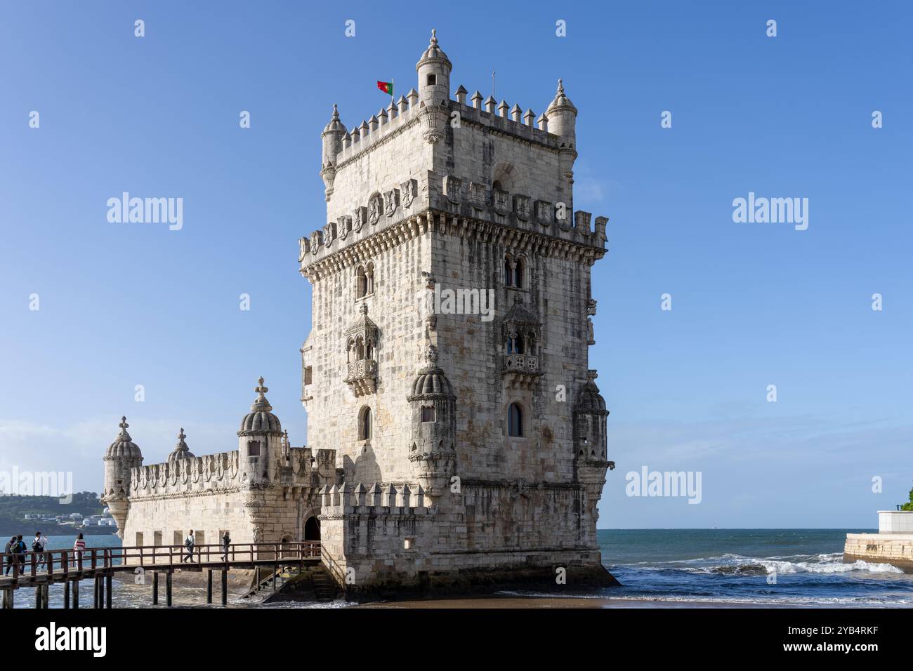 Torre de Belem (Torre de Belem) in Lissabon, Portugal Stockfoto