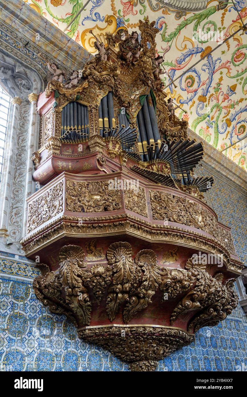 Kapelle von Sao Miguel an der Universität Coimbra, Portugal Stockfoto