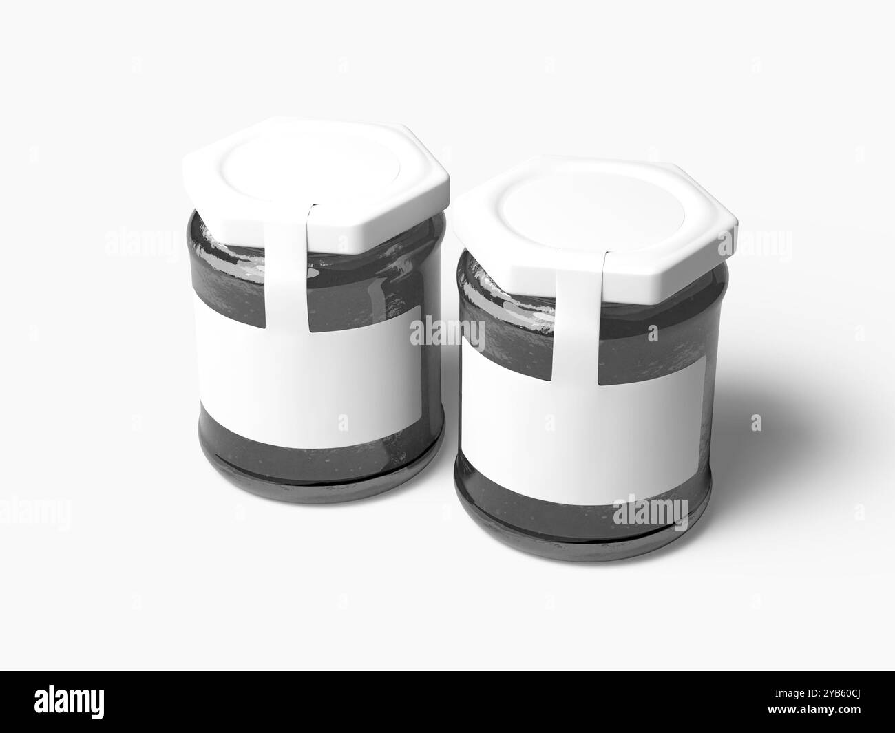 Mockup Für Soßenbecher Stockfoto