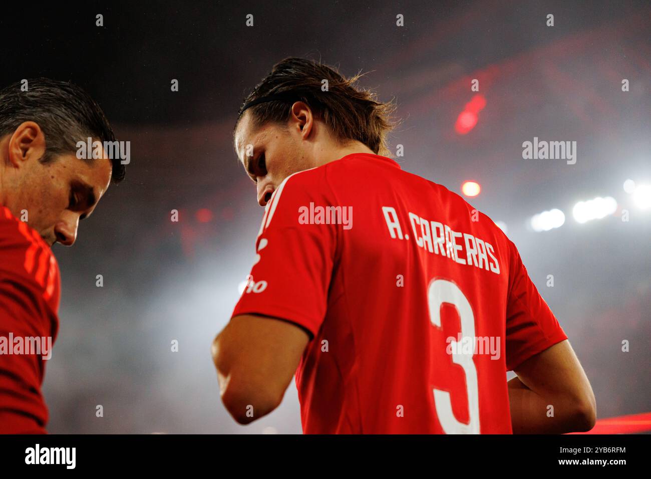 Alvaro Carreras beim Spiel der UEFA Champions League zwischen den Teams SL Benfica und Atletico de Madrid (Maciej Rogowski) Stockfoto