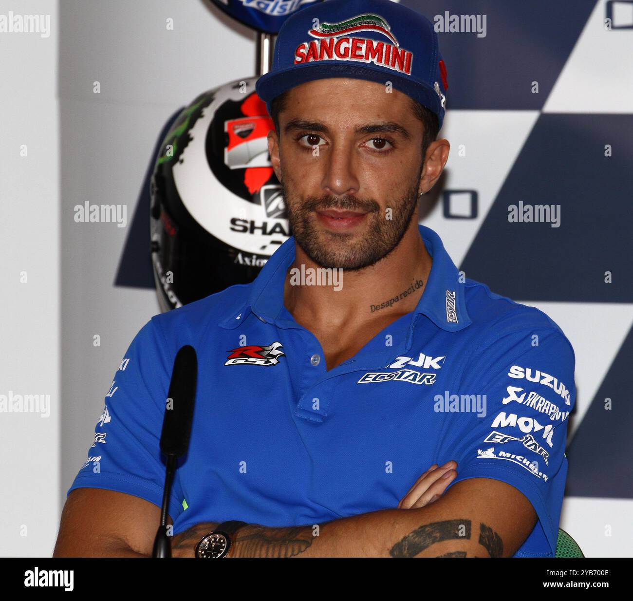 Misano Adriatico, Italien. September 2018. Misano Adriatico ( RN ) ITA 06.09.2018Sport Motociclismo Misano World Circuit Marco Simoncelli. Gran Premio Octo di San Marino e della Riviera di Rimini 2018 - MotoGP Nella Foto: Andrea Iannone ( ITA ) su SUZUKI Foto Lauro Montagnini Credit: LaPresse/Alamy Live News Stockfoto