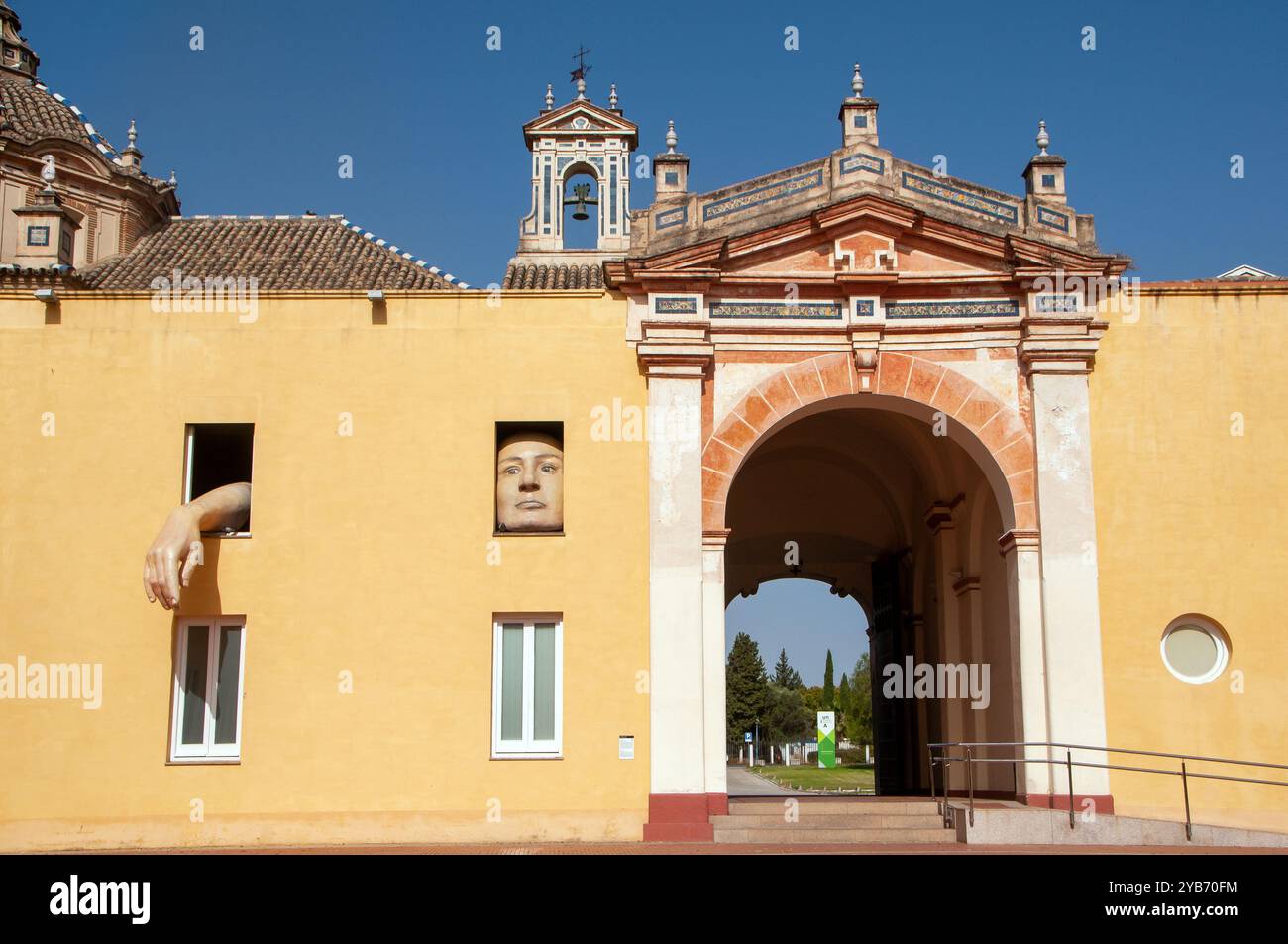 CAAC, ANDALUSISCHES ZENTRUM FÜR ZEITGENÖSSISCHE KUNST / CENTRO ANDALUZ DE ARTE CONTEMPORÁNEO Stockfoto