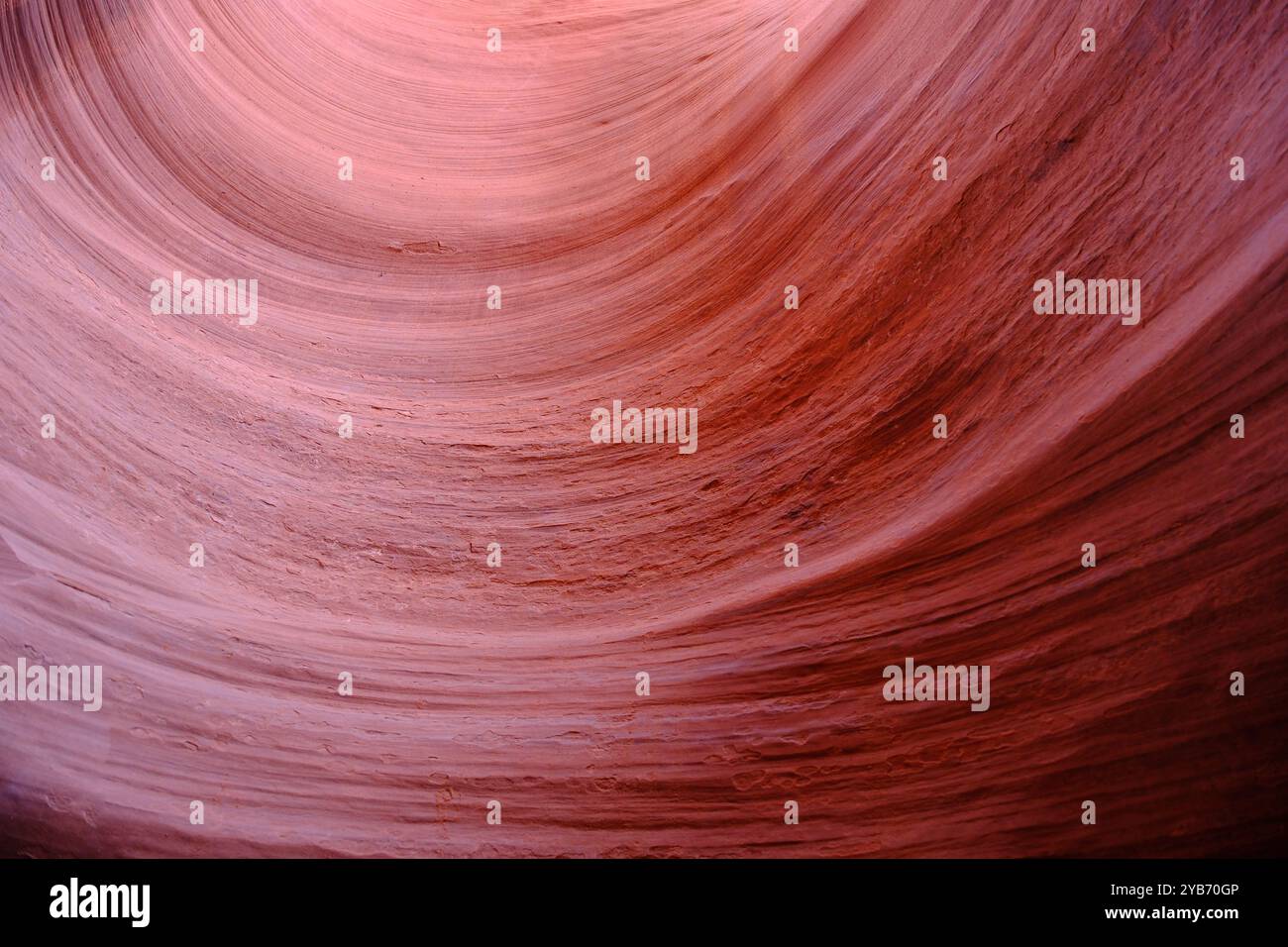 Kurven Hintergrund auf der navajo Sandstein Canyon Wand im Lower Antelope Canyon, Arizona, USA Stockfoto