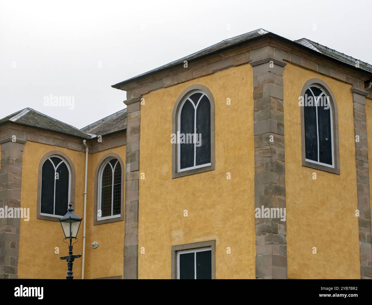 Kilmarnock, Schottland, Großbritannien. 13. Oktober 2024: Nahaufnahme der New Laigh Kirk in Kilmarnock. Stockfoto