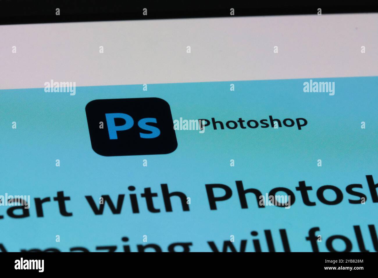 Shanghai, China – 20. August 2024: Logo der Photoshop-Software-App Stockfoto