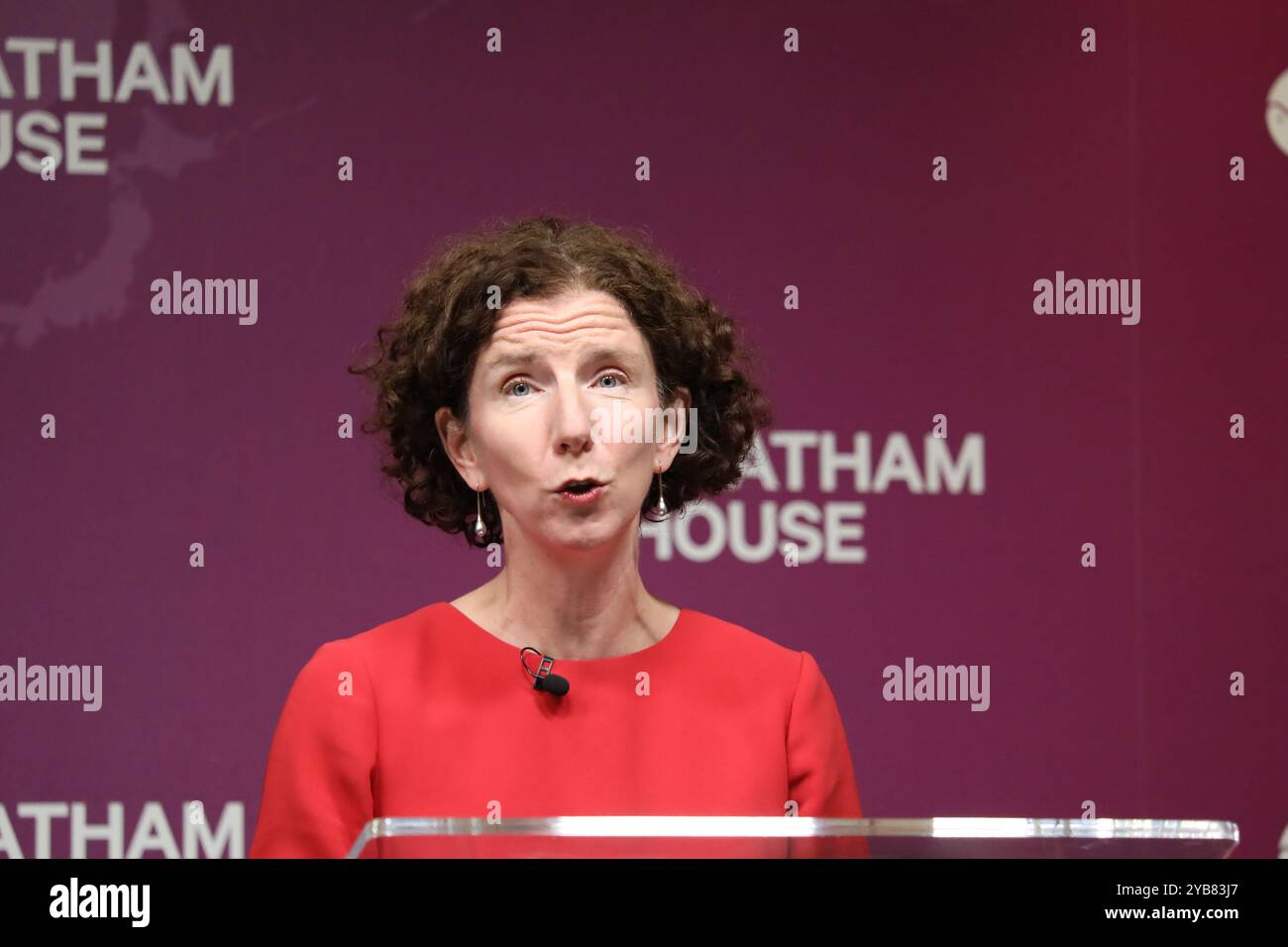 Chatham, Kent, 17.10.2024, britische Staatsministerin für Entwicklung Anneliese Dodds in ChathamCredit: Dominic Dudley/Alamy Live News Stockfoto