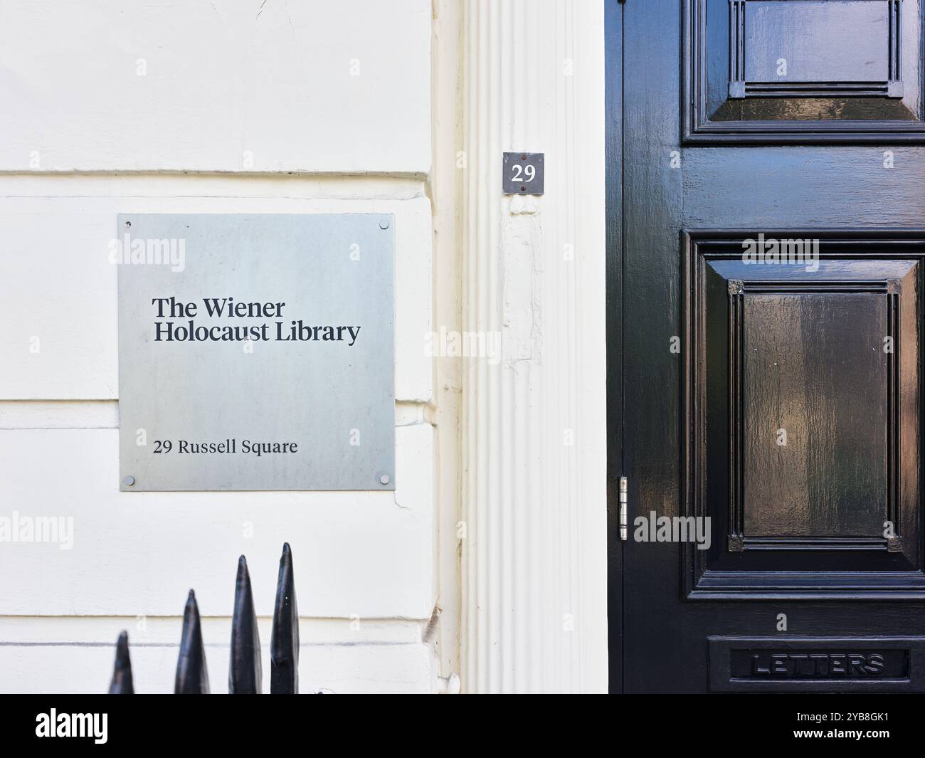 Die Wiener Holocaust Library, Bloomsbury, London, England. Stockfoto