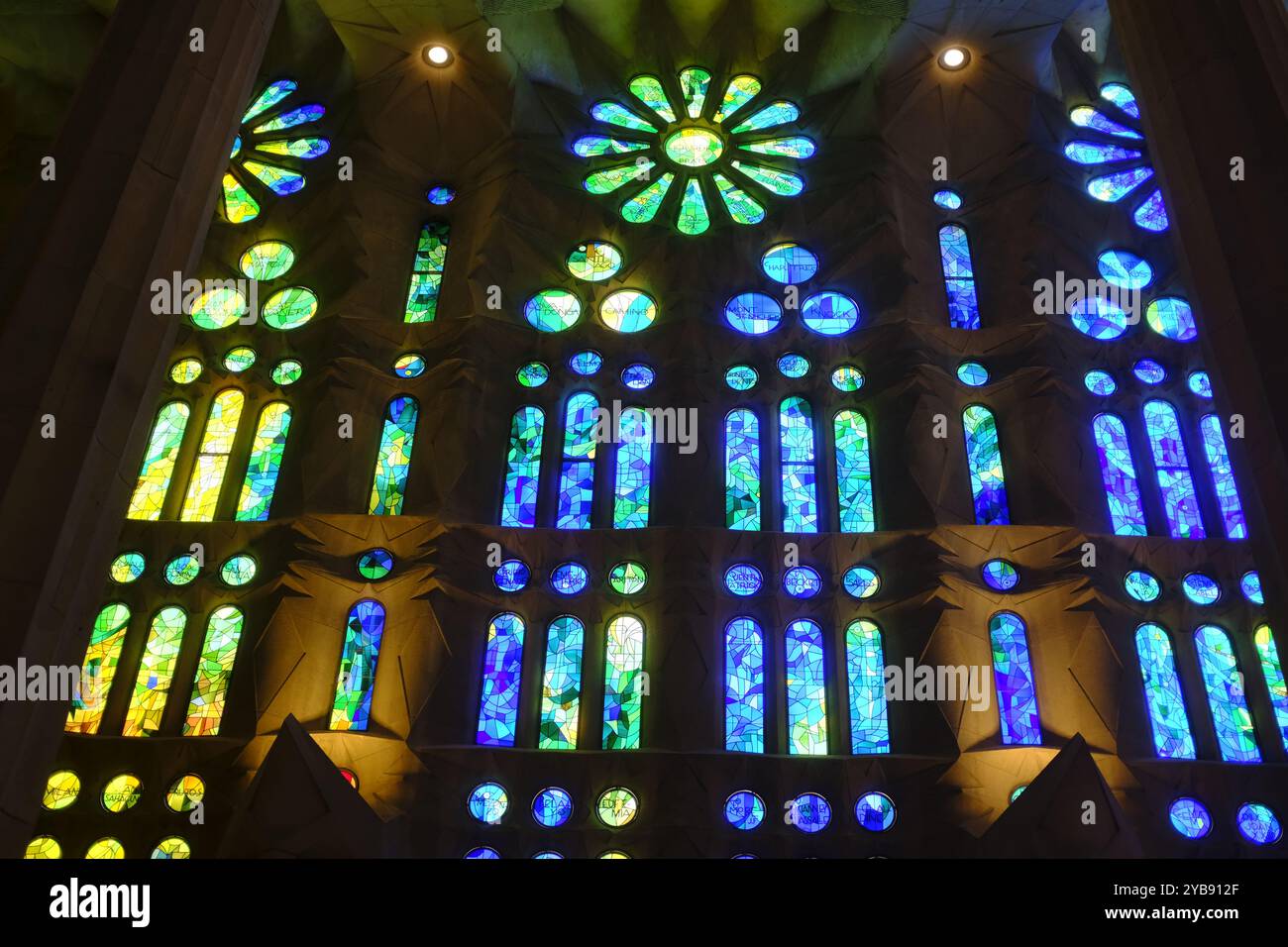 In der Kirche Sagrada Familia, 2023. Stockfoto