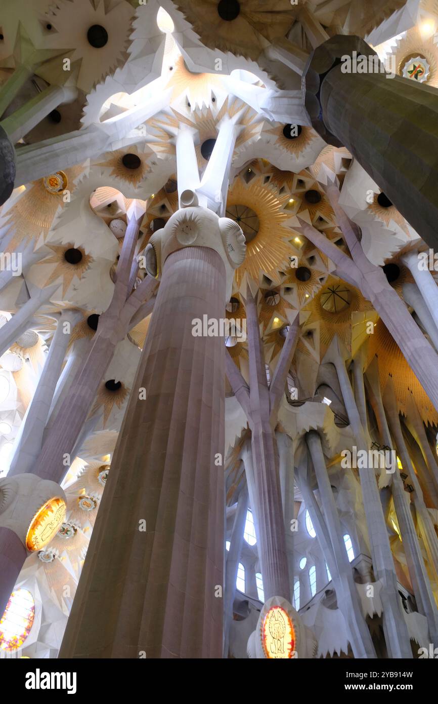 In der Kirche Sagrada Familia, 2023. Stockfoto