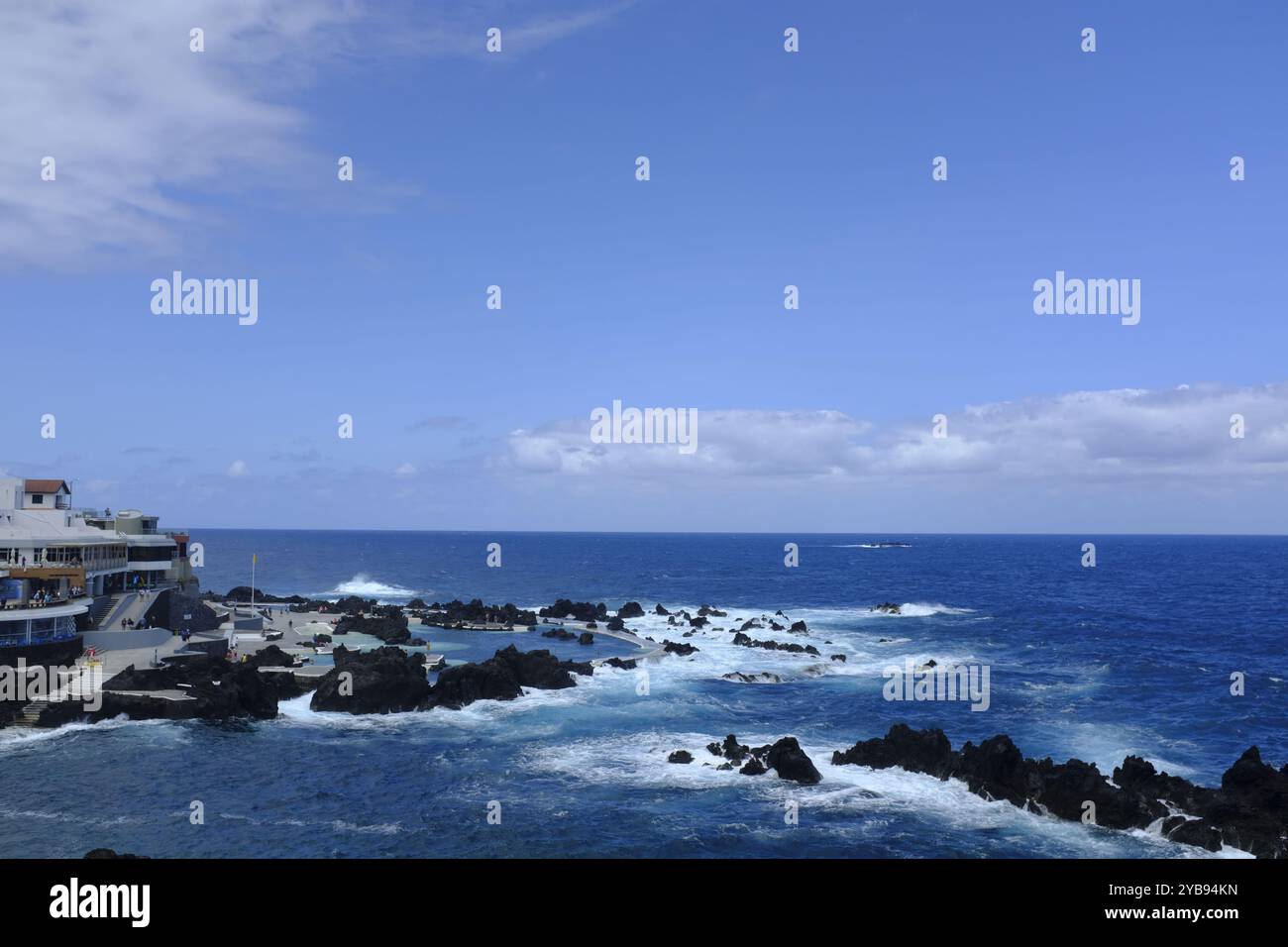 Porto Moniz in Madeira, Portugal Stockfoto
