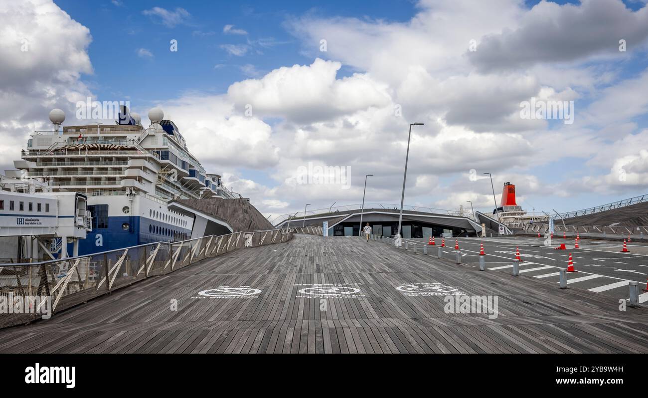 Yokohama International Cruise Passagier Terminal, Osanbashi Pier, Yokohama, Japan am 24. September 2024 Stockfoto