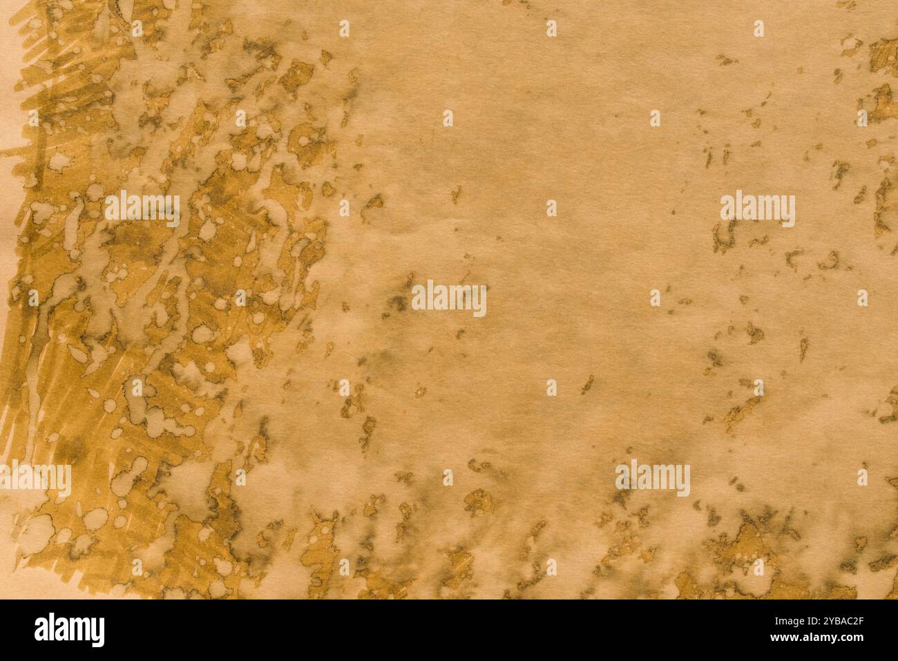 Brauner Hintergrund auf Papierstruktur Stockfoto