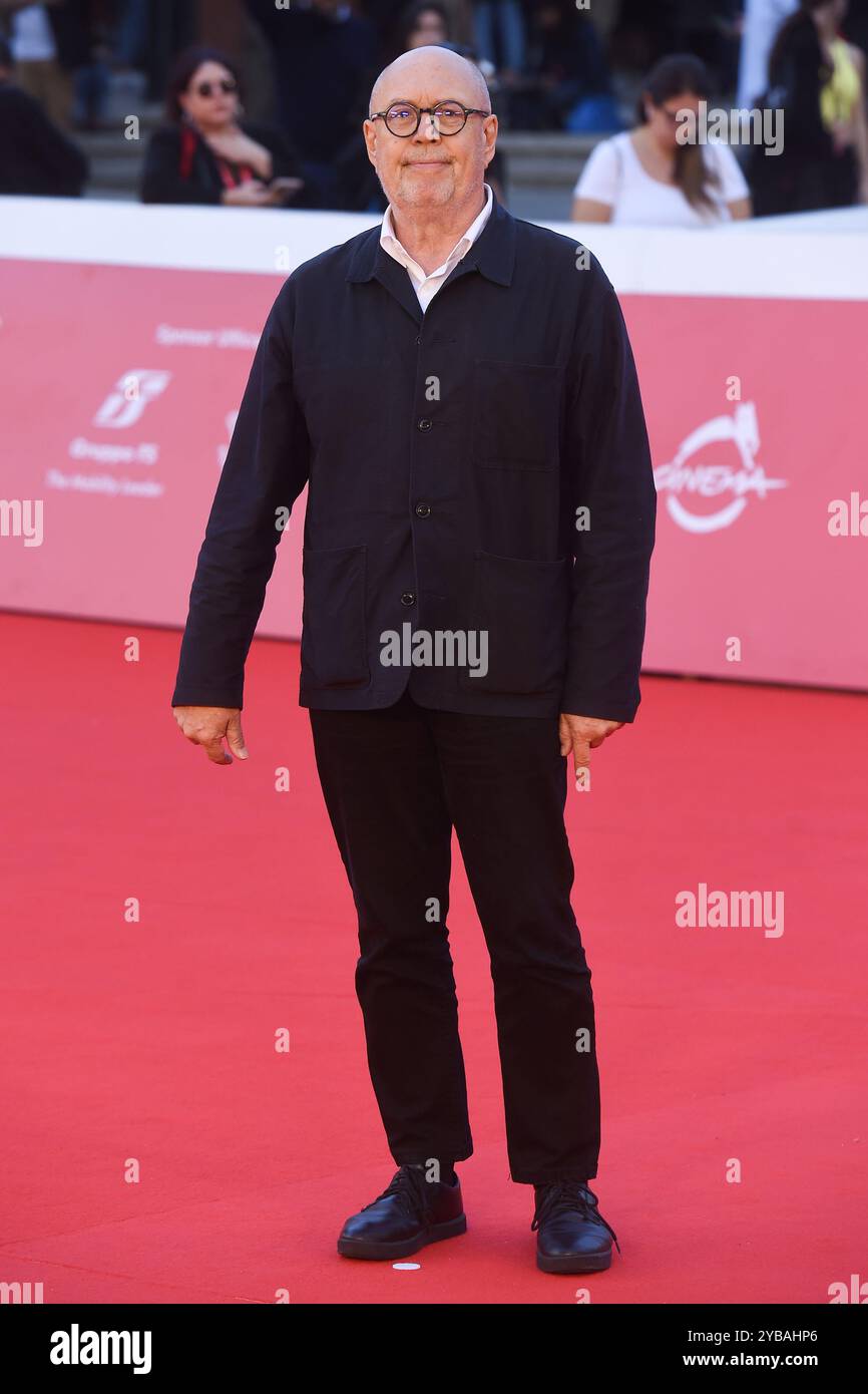 Rom, Italien. Oktober 2024. Stefan Liberski besucht den roten Teppich „U.S. Palmese“ während des 19. Rom Film Festivals im Auditorium Parco Della Musica. (Foto: Mattia Vian/SOPA Images/SIPA USA) Credit: SIPA USA/Alamy Live News Stockfoto