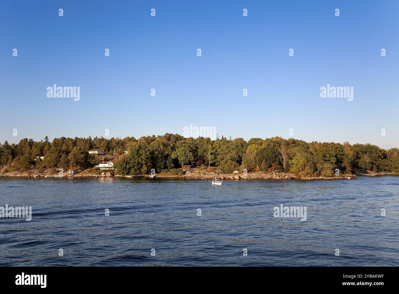 Inselgruppe, Stockholmer Archipel, Stockholm, Schweden, Skandinavien, Europa Stockfoto