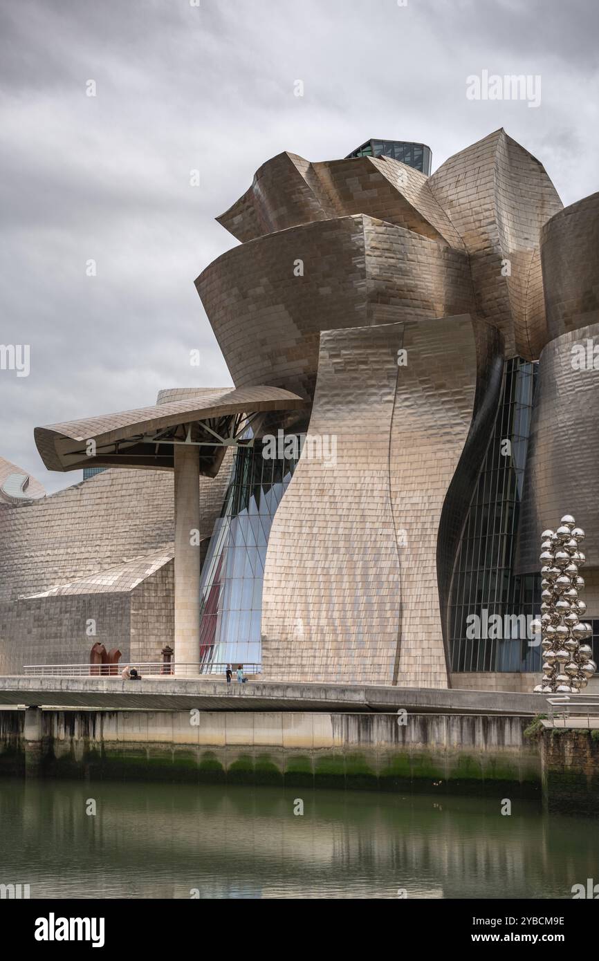 Tall Tree & The Eye, Anish Kapoor, Guggenheim Museum Bilbao, Bilbao, Baskenland, Spanien, Europa Stockfoto