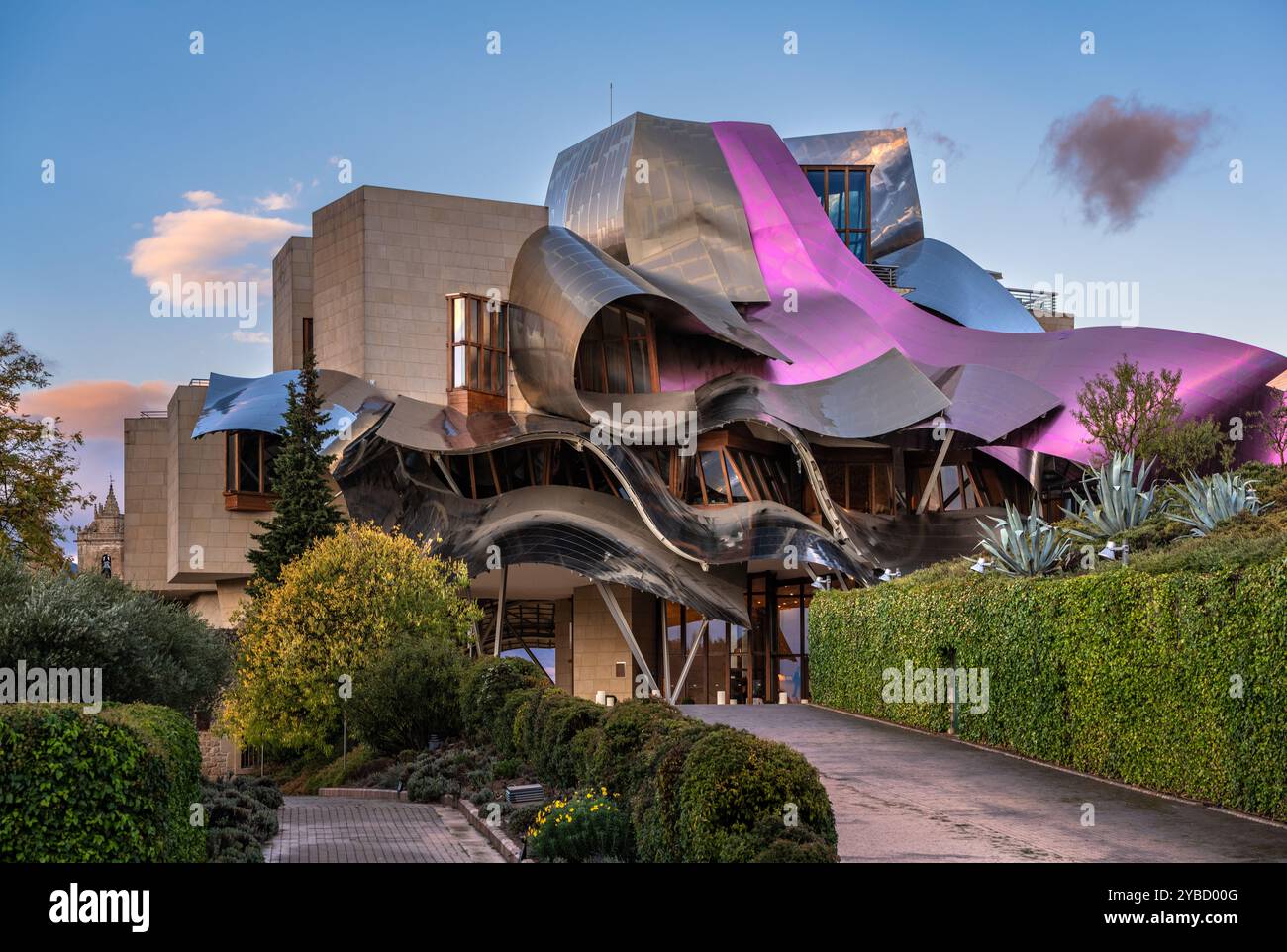 Weingut und Hotel Marques de Riscal, Elciego, Baskenland, Spanien, Europa Stockfoto