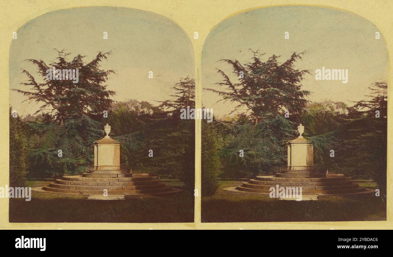 Bootsgrab. Newstead Abbey, ca. 1860. Stockfoto