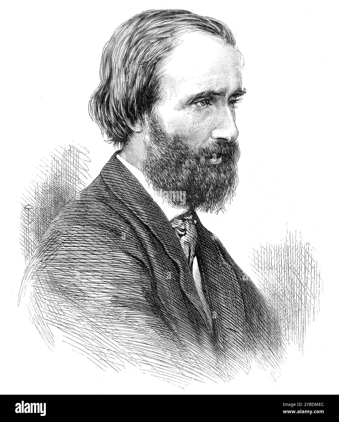 Der verstorbene Alexander Munro, Bildhauer, 1871. Wir müssen den Tod von Herrn Alexander Munro, dem Bildhauer, verkünden. Lange Zeit war dieser bewundernswerte Künstler und liebenswürdigste Mann in schlechter Gesundheit. Er starb am 1. Januar in Cannes. Aus Illustrated London News, 1871. Stockfoto