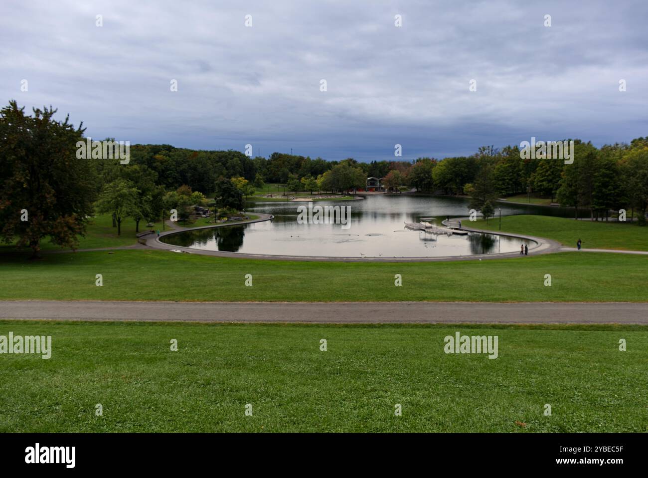 Beaver Lake im Parc Mont Royal Stockfoto