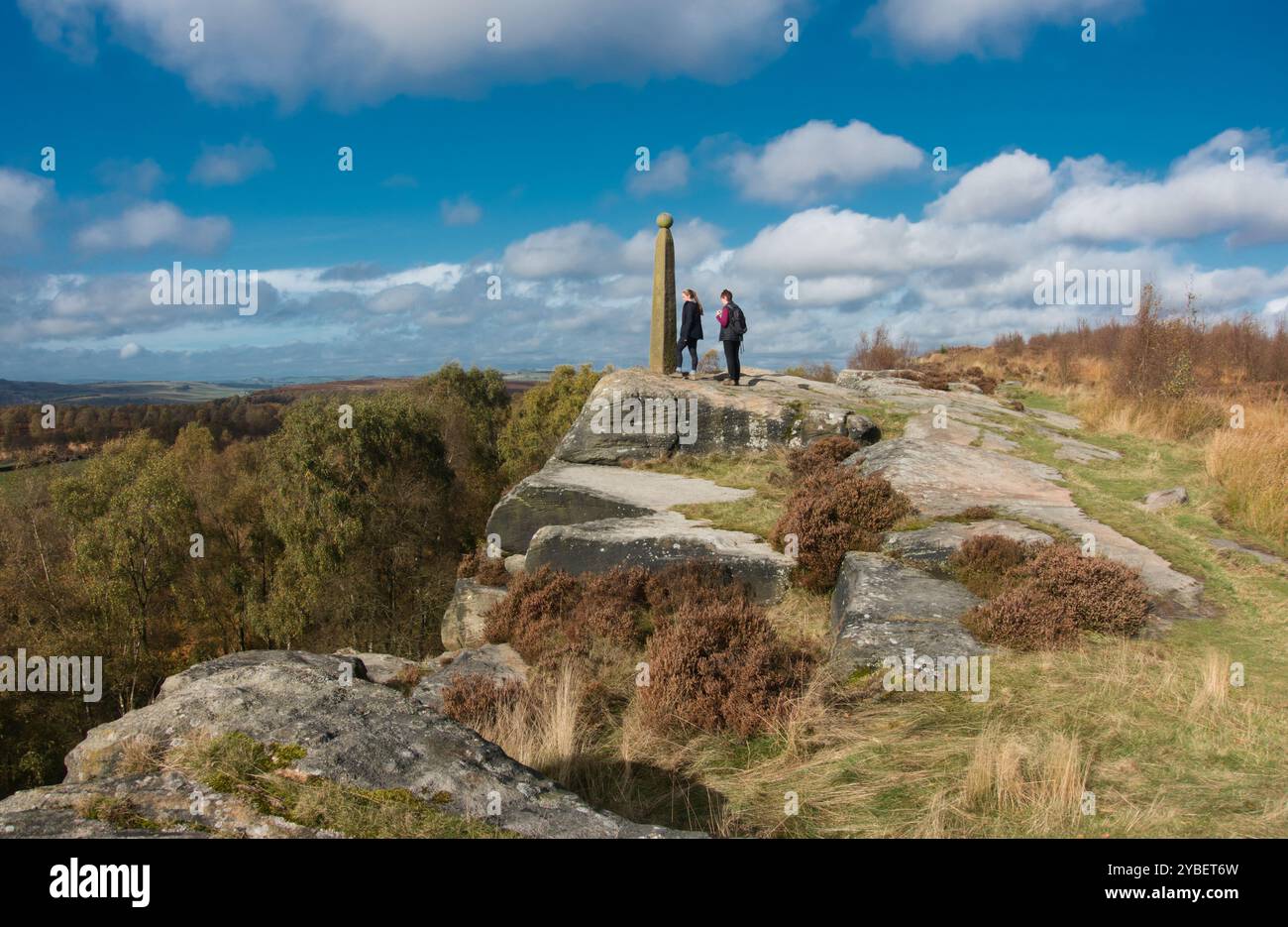 Birchen und Gardoms Edge. North Derbyshire Vereinigtes Königreich Stockfoto