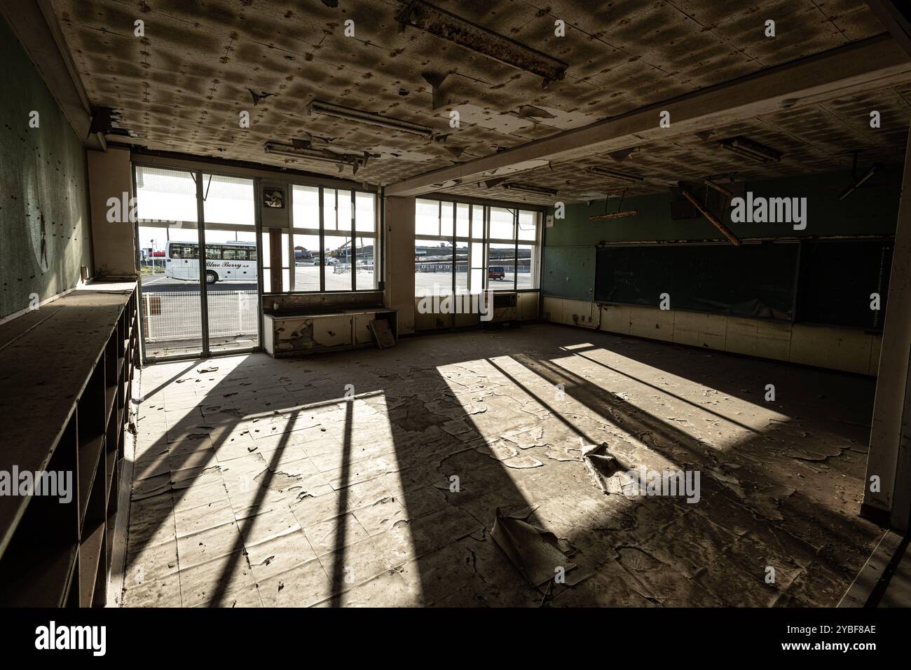 Sendai Arahama Grundschule Tsunami-Denkmal, Sendai, Tōhoku, Japan Stockfoto