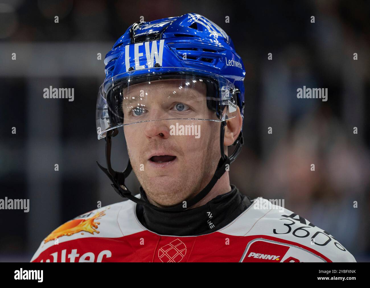 München, Deutschland. Oktober 2024. Mark Zengerle (Augsburger Panther, #89)/Porträt/Porträt. GER, EHC Red Bull München gegen Augsburger Panther, Eishockey, DEL, 10. Spieltag, Saison 2024/2025, 18.10.2024. Foto: Eibner-Pressefoto/Heike feiner Credit: dpa/Alamy Live News Stockfoto