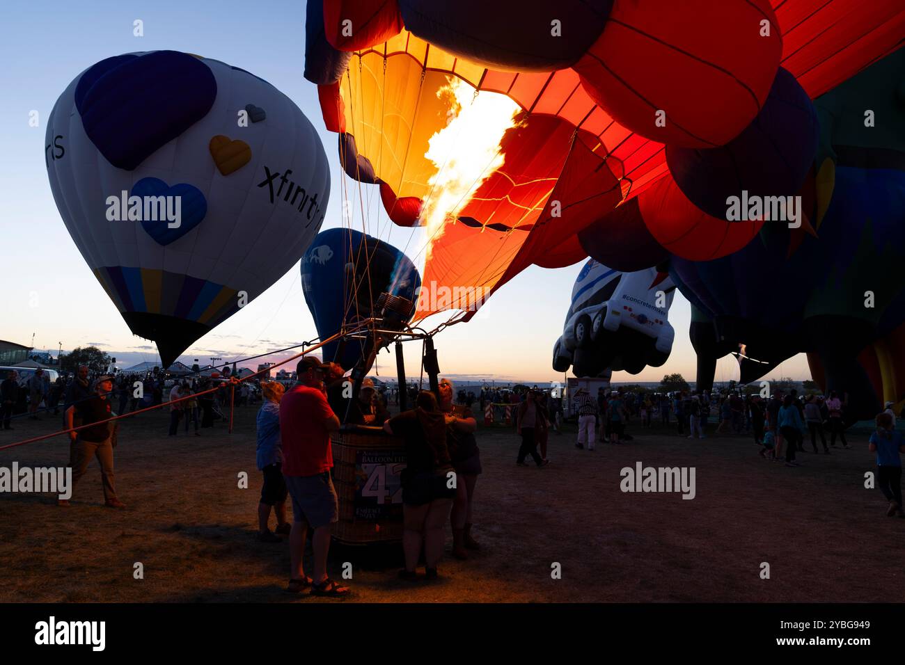 Das 52. Jährliche Albuquerque Balloon Fiesta Stockfoto