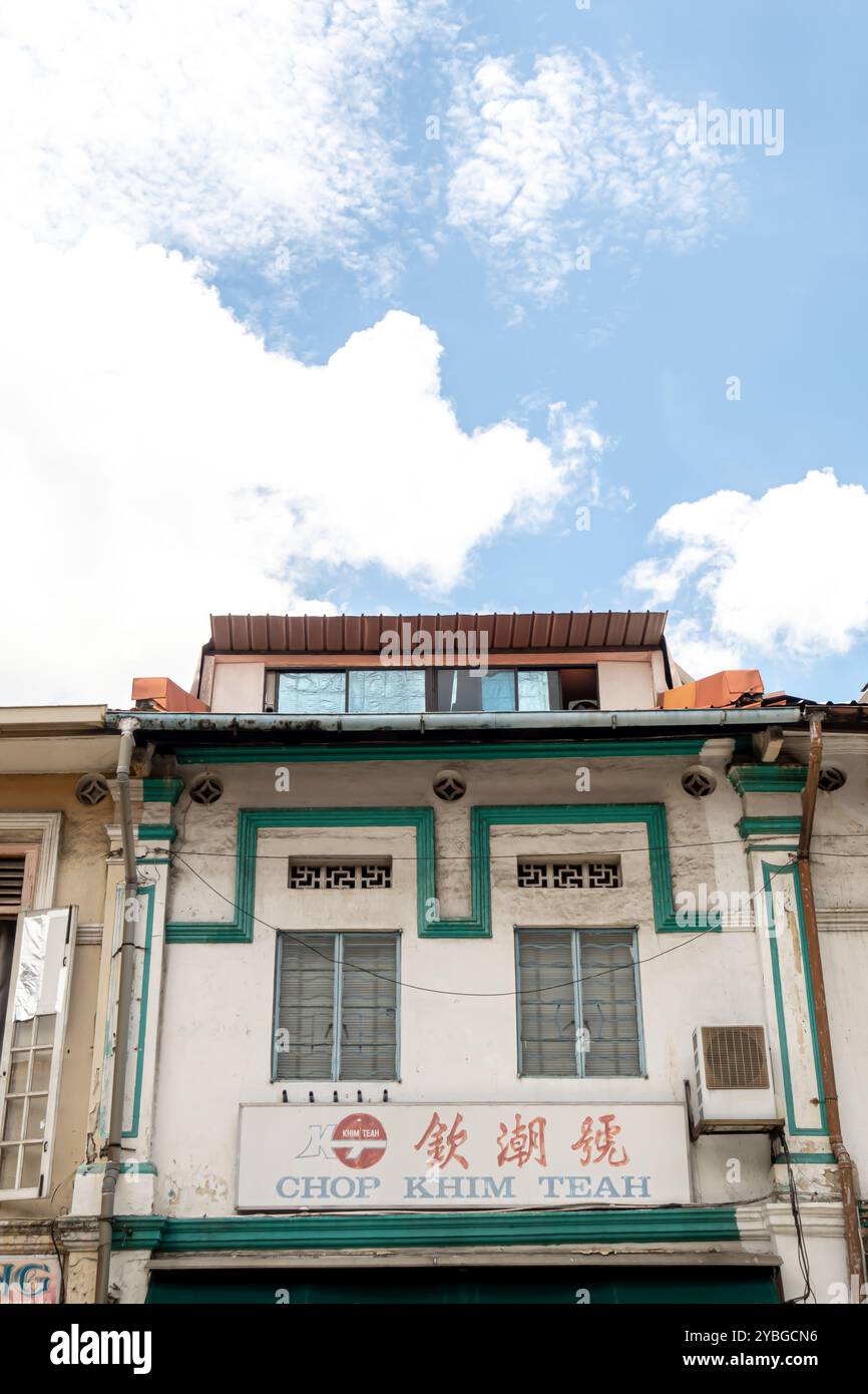 Chop Khim Teah Company baut Little India in Singapur auf Stockfoto