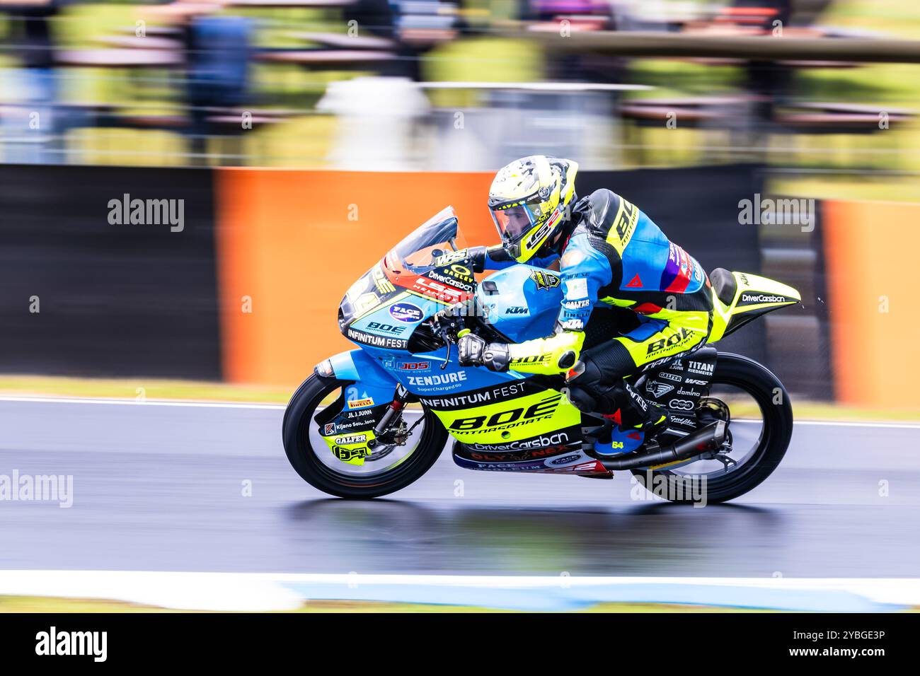 Melbourne, Australien, 18. Oktober 2024. David Muñoz auf der BOE KTM während der australischen MotoGP auf dem Phillip Island Grand Prix Circuit am 18. Oktober 2024 in Melbourne, Australien. Quelle: Santanu Banik/Speed Media/Alamy Live News Stockfoto