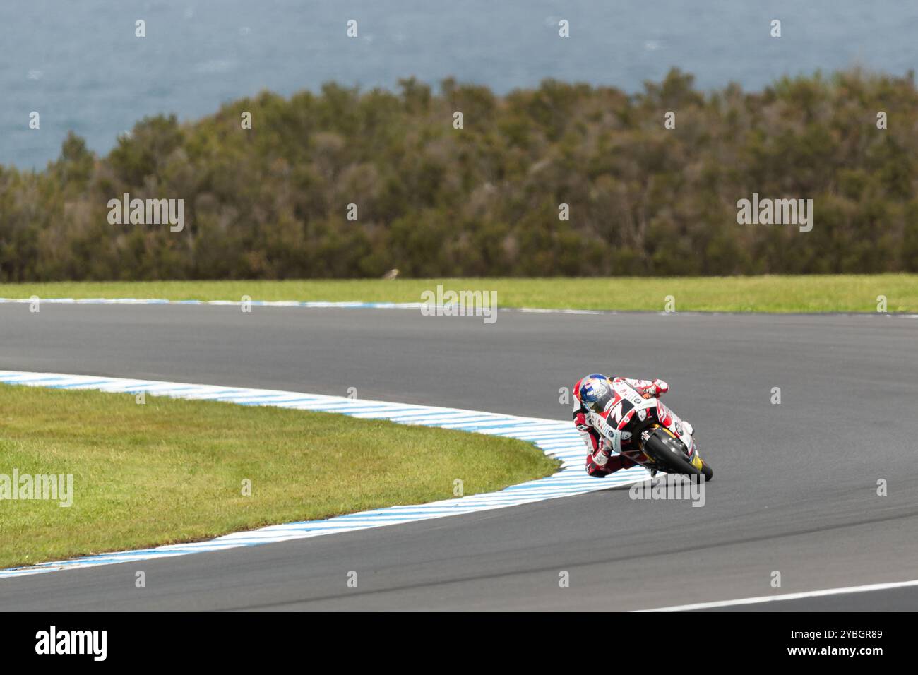 Melbourne, Australien, 19. Oktober 2024. Filippo Farioli auf der SIC Honda während der australischen MotoGP auf dem Phillip Island Grand Prix Circuit am 19. Oktober 2024 in Melbourne, Australien. Quelle: Dave Hewison/Speed Media/Alamy Live News Stockfoto