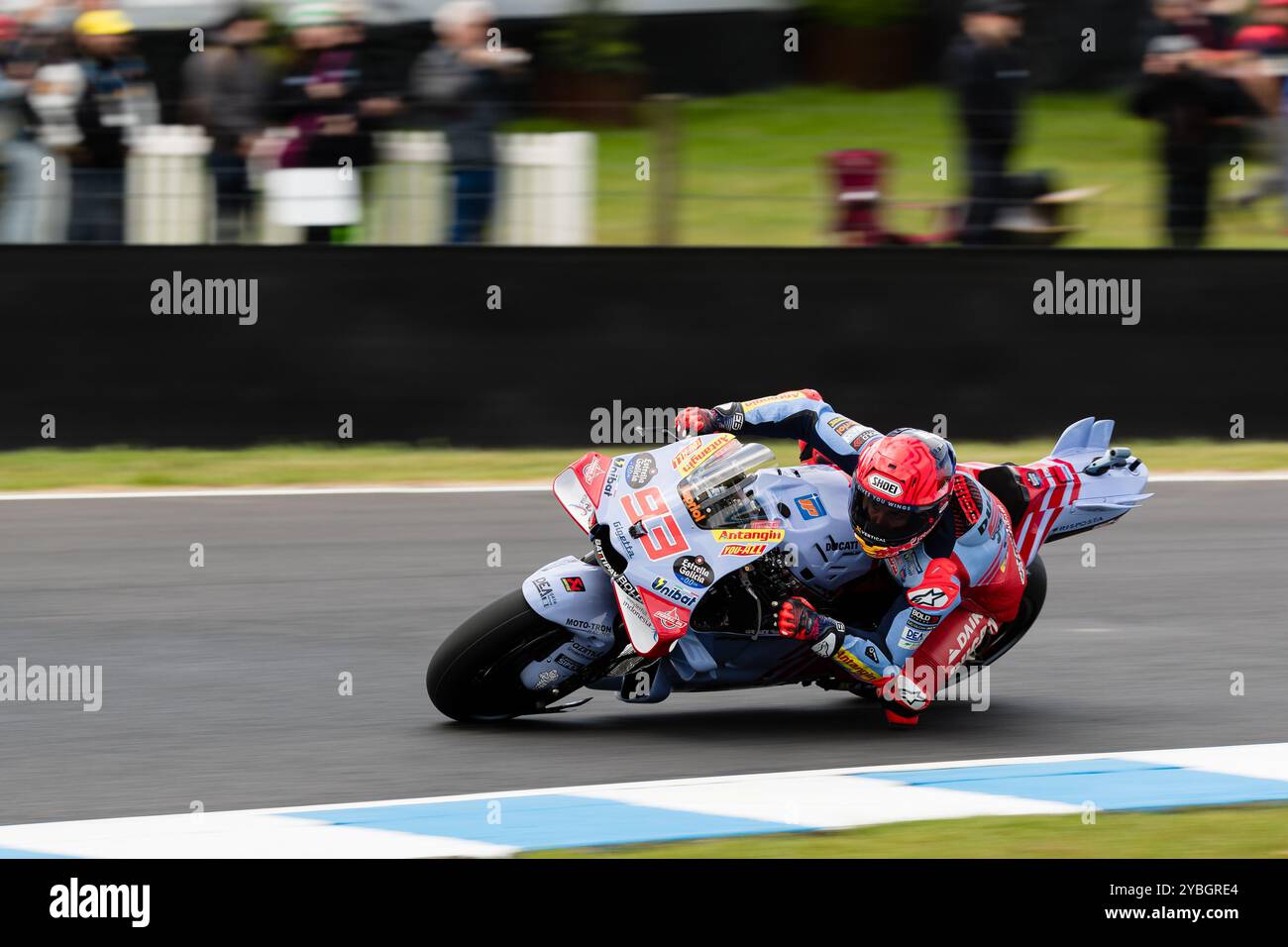 Melbourne, Australien, 19. Oktober 2024. Marc Marquez auf dem Gresini Racing MotoGP™ Ducati während der australischen MotoGP auf dem Phillip Island Grand Prix Circuit am 19. Oktober 2024 in Melbourne, Australien. Quelle: Dave Hewison/Speed Media/Alamy Live News Stockfoto