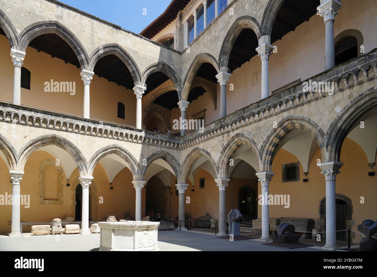 Museo archeologico nazionale di Tarquinia, Palazzo Vitelleschi, Provinz Viterbo, Region Latium, Italien, Europa Stockfoto