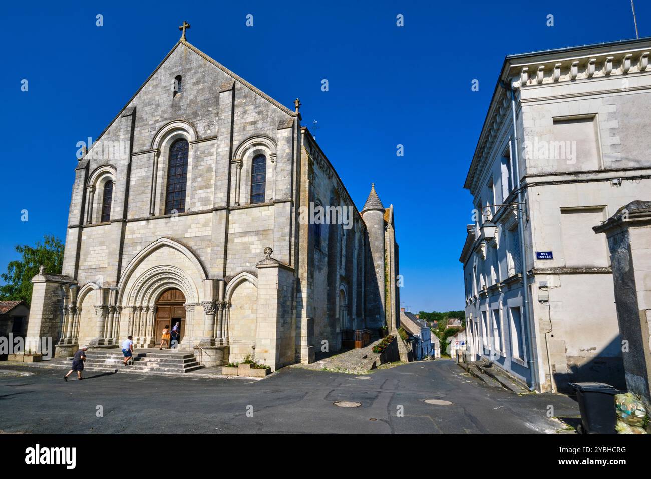 Frankreich, Indre, Châtillon-sur-Indre, die Stiftskirche Stockfoto