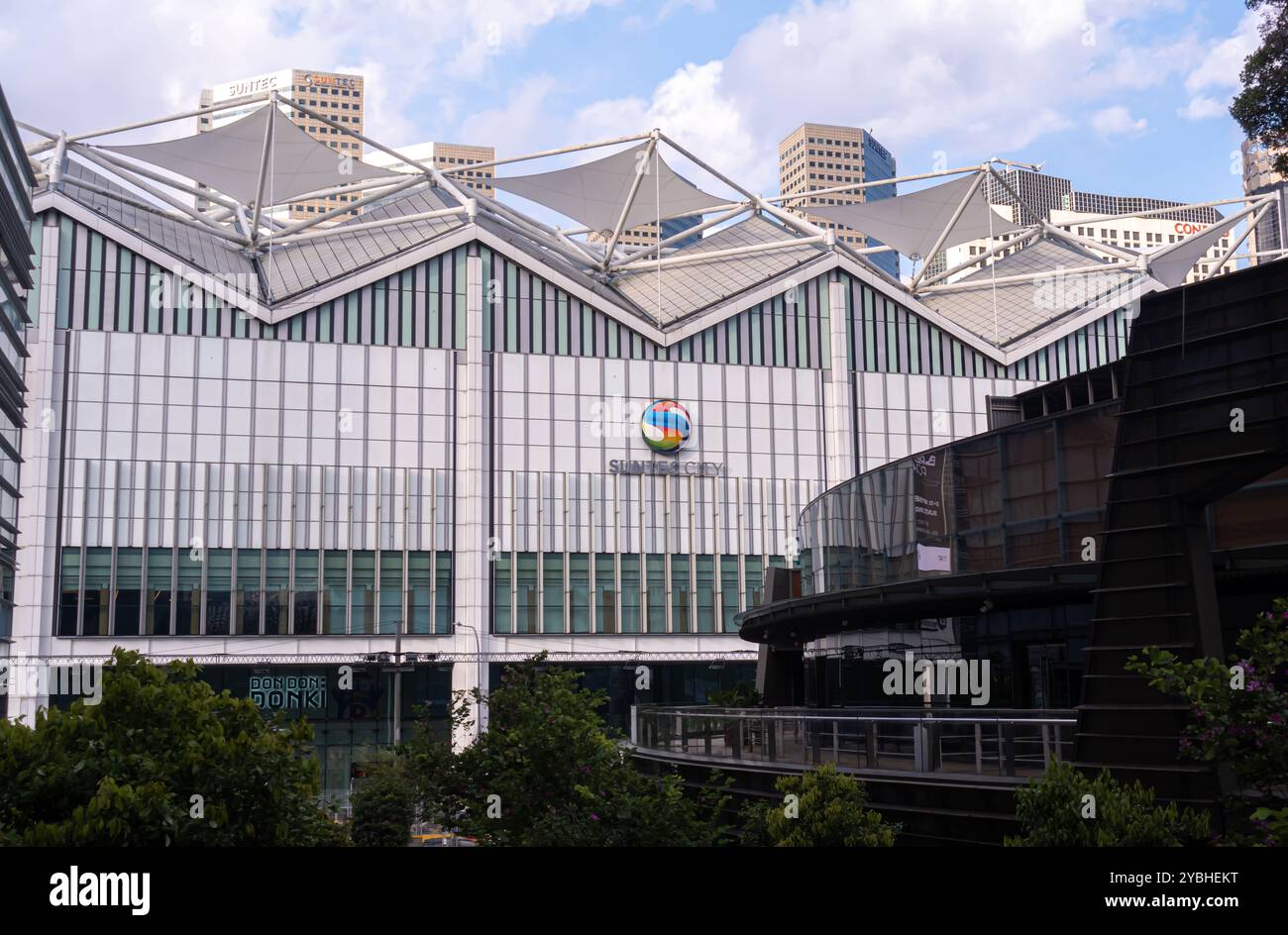 Suntec City Building Singapur Stockfoto