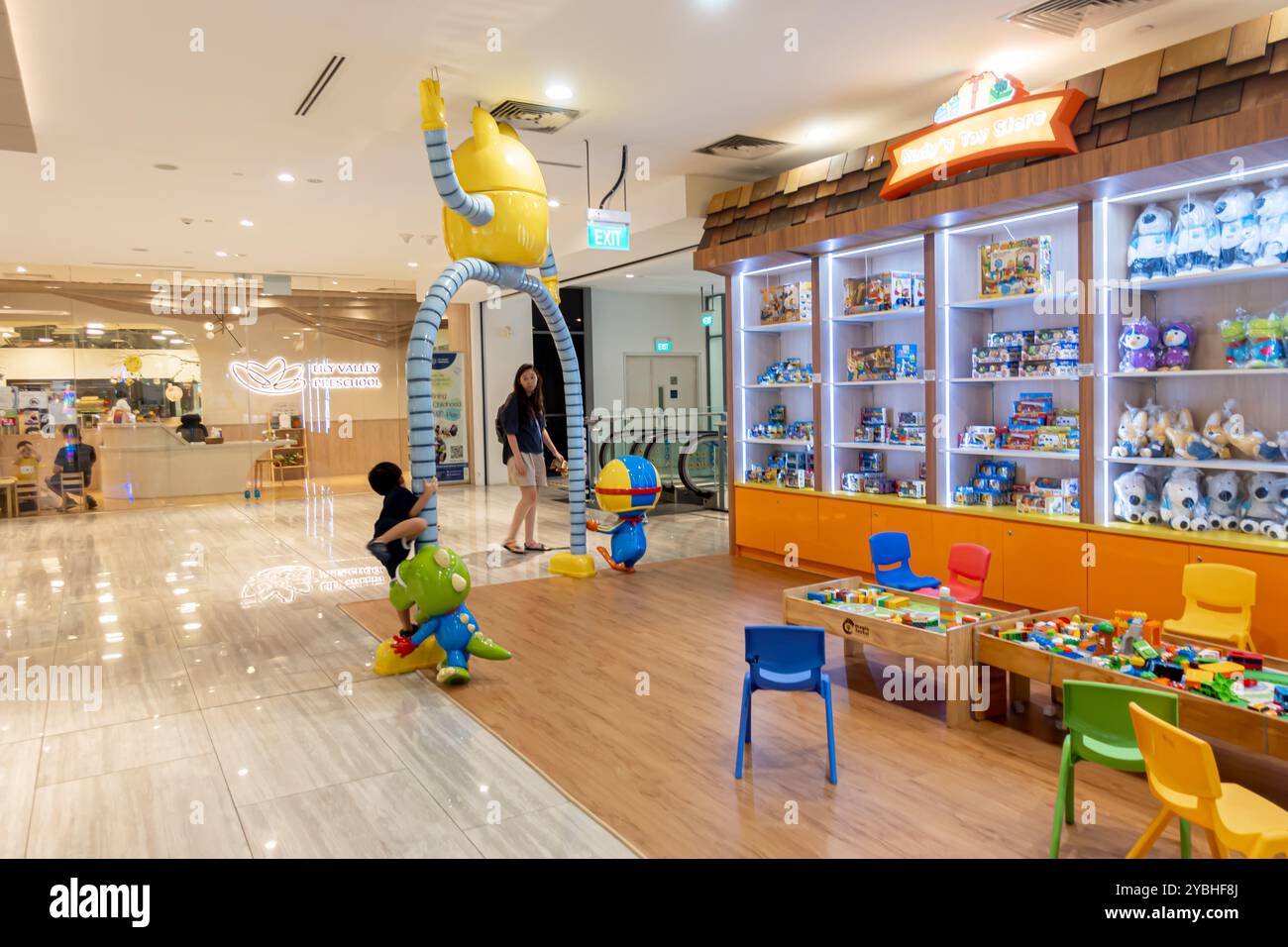 Pororo Park Singapore – Kinderspielplatz im Haus Stockfoto